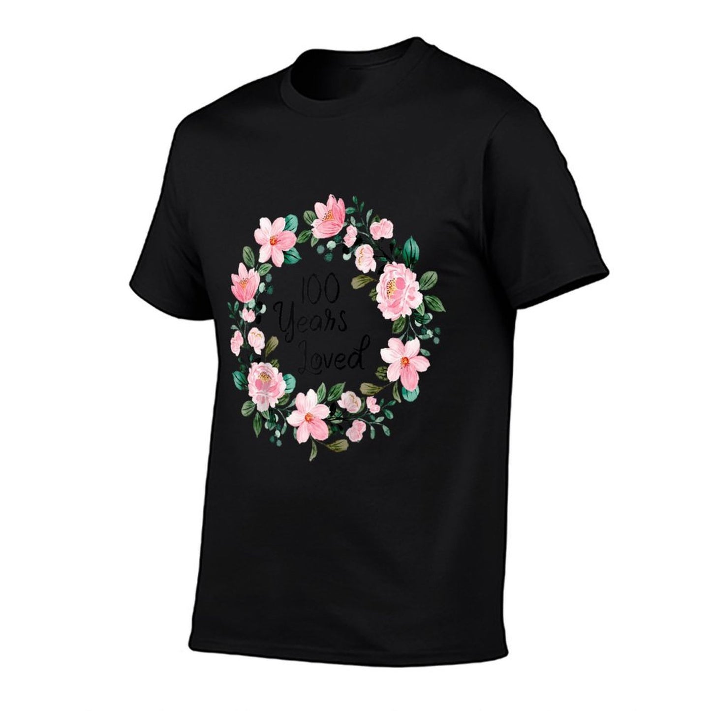 100 Years Loved Women Men 100 Years Old Funny 100th Birthday Raglan Baseball Tagless Design T-Shirt