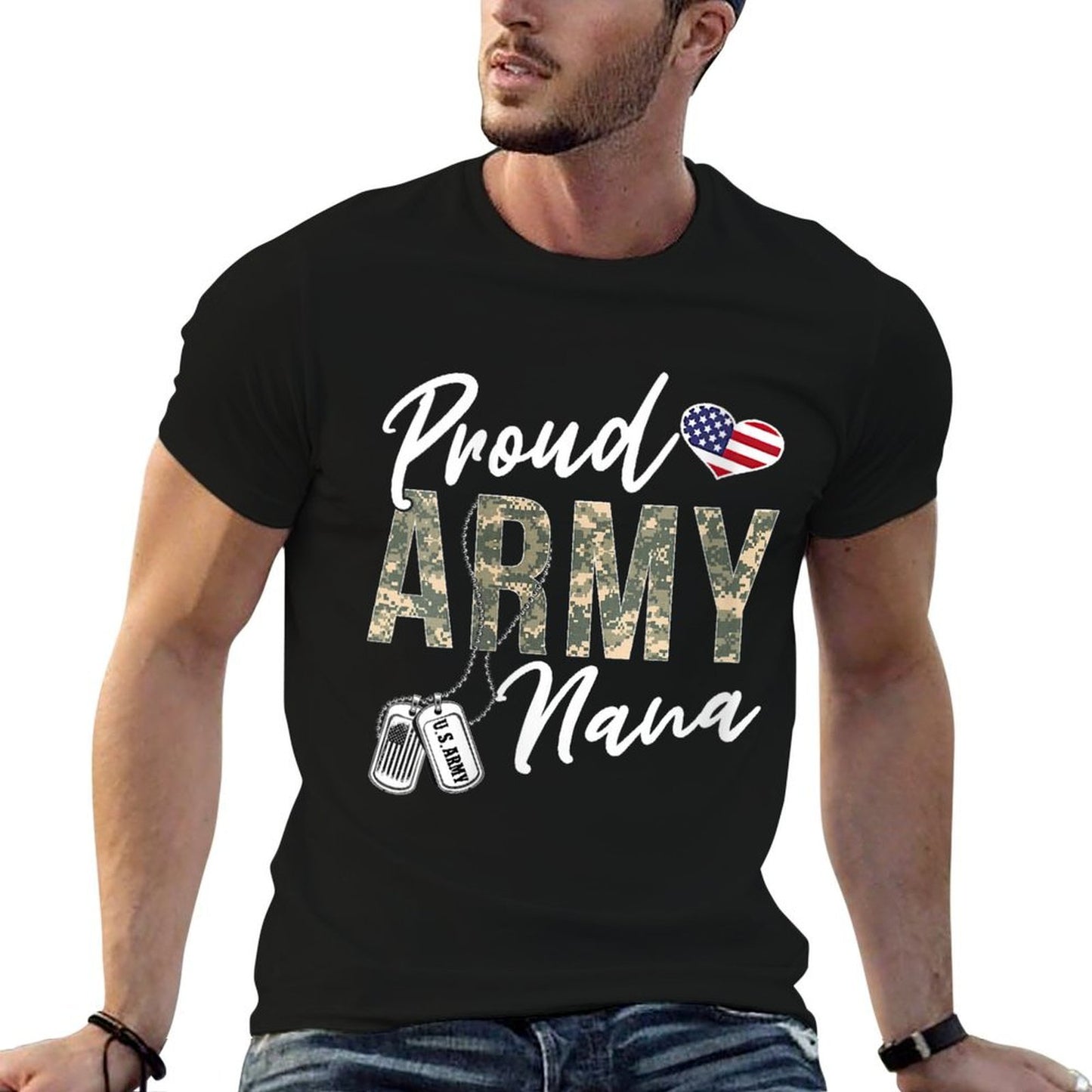 Womens Proud Army Nana Army Graduation Nana US Army Nana Gifts Stretchy T-Shirt