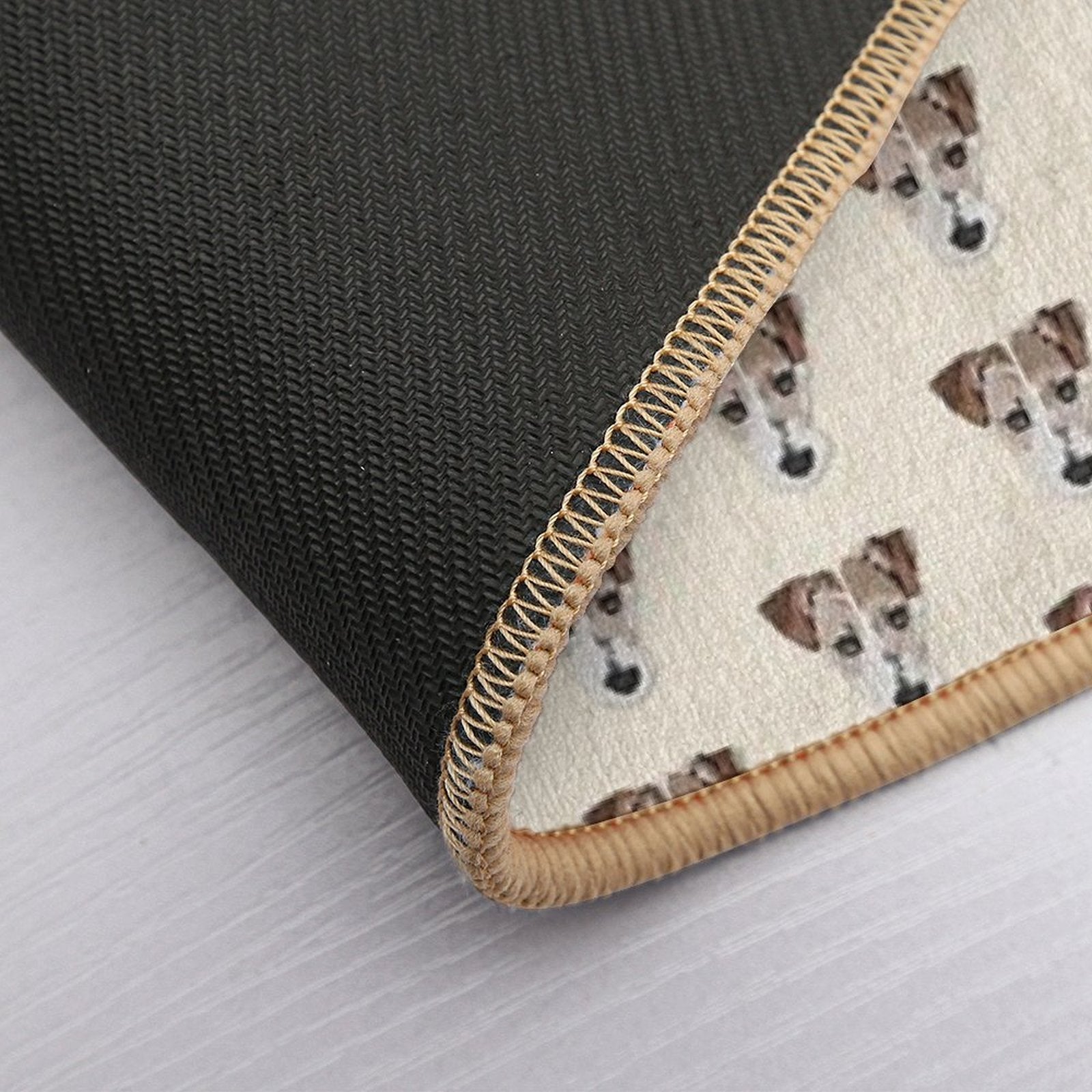 Stephen The Anxious Adventurer – Dog Mugshot  Multi-Purpose Bath Mat