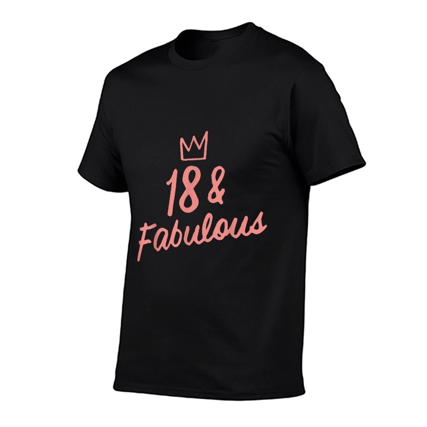 Women 18 Years Old And Fabulous Happy 18th Birthday Heathered Texture T-Shirt