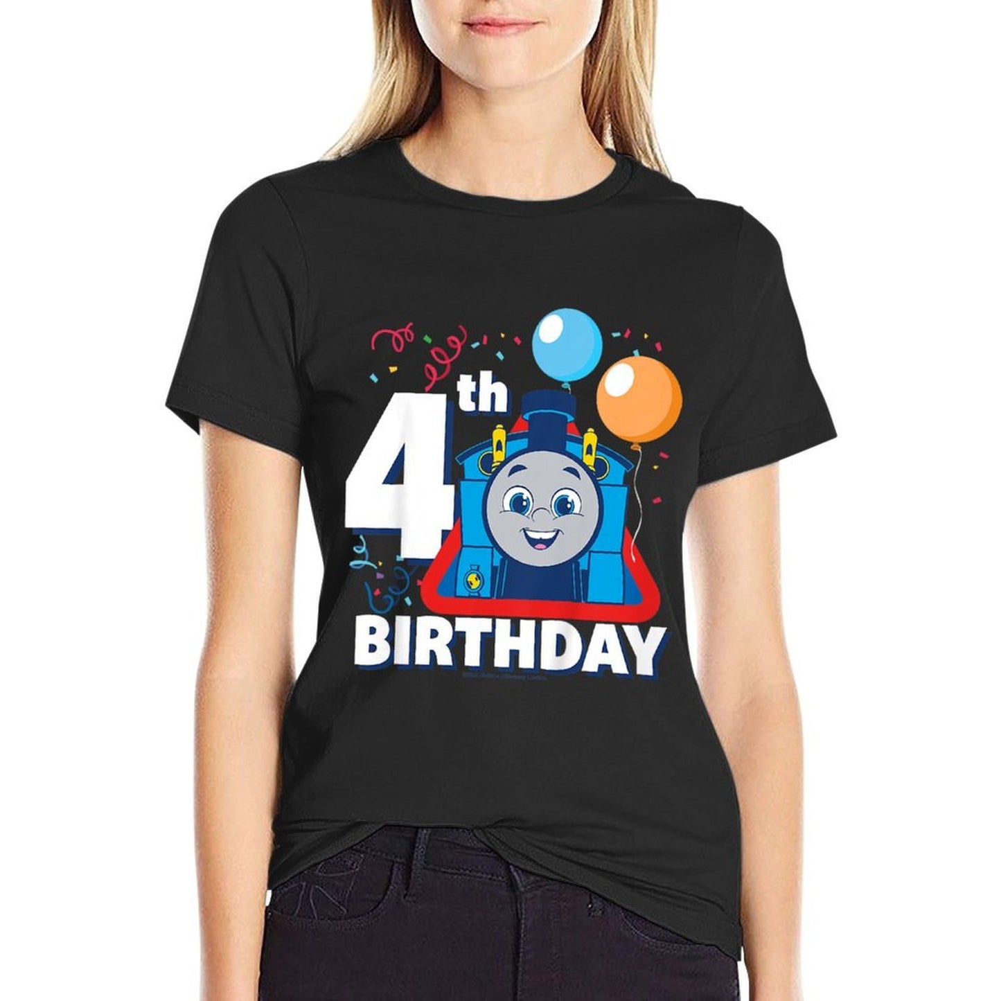 Thomas & Friends - Happy 4th Birthday  Breathable T-Shirt