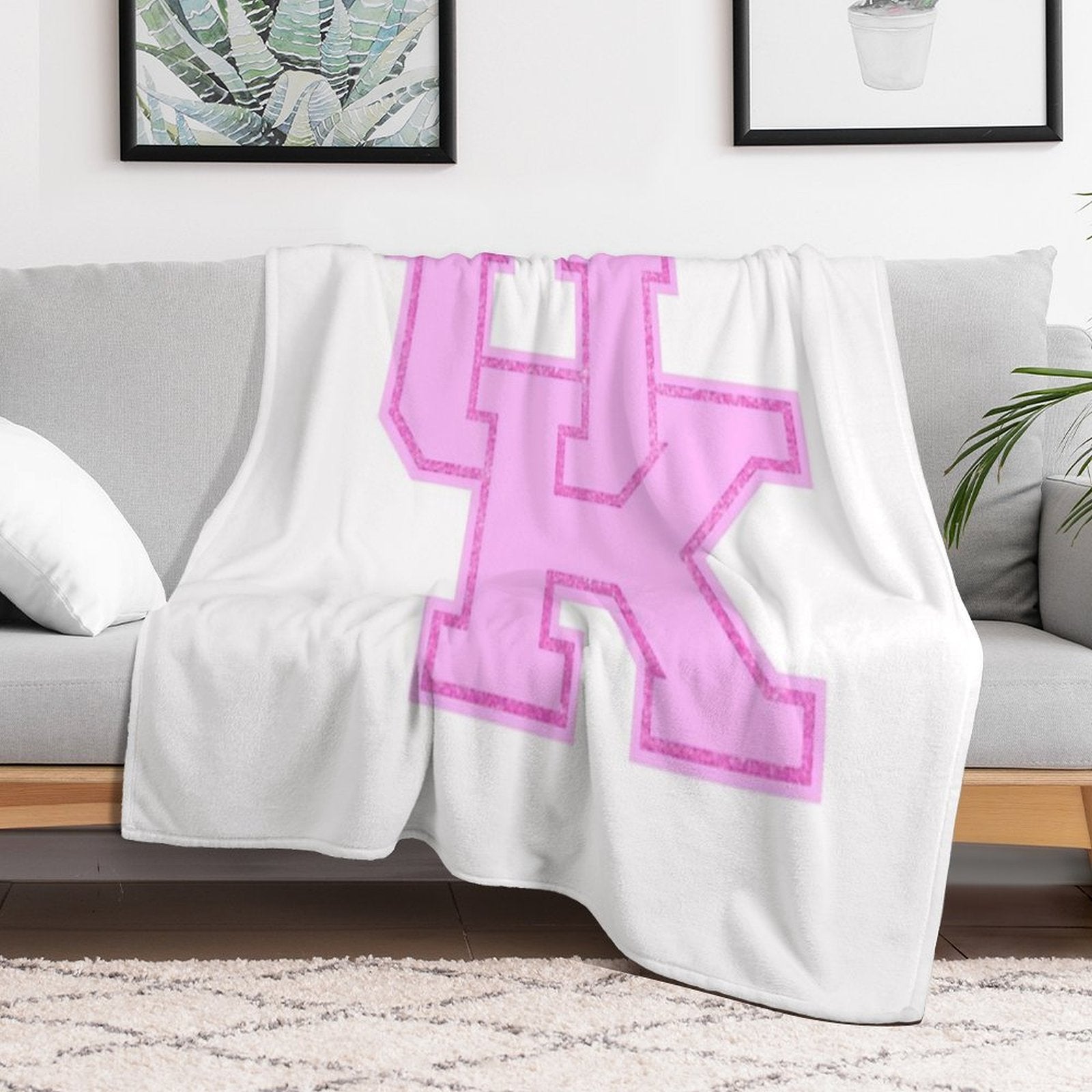 University of Kentucky Logo Travel-friendly Throw Blanket