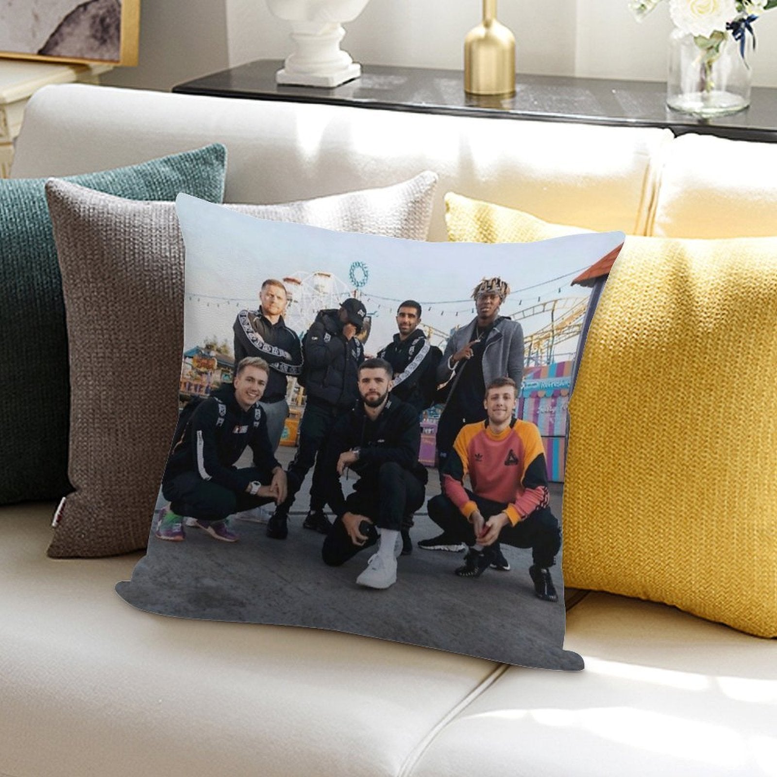 Sideman Soft Durable Construction Throw Pillow