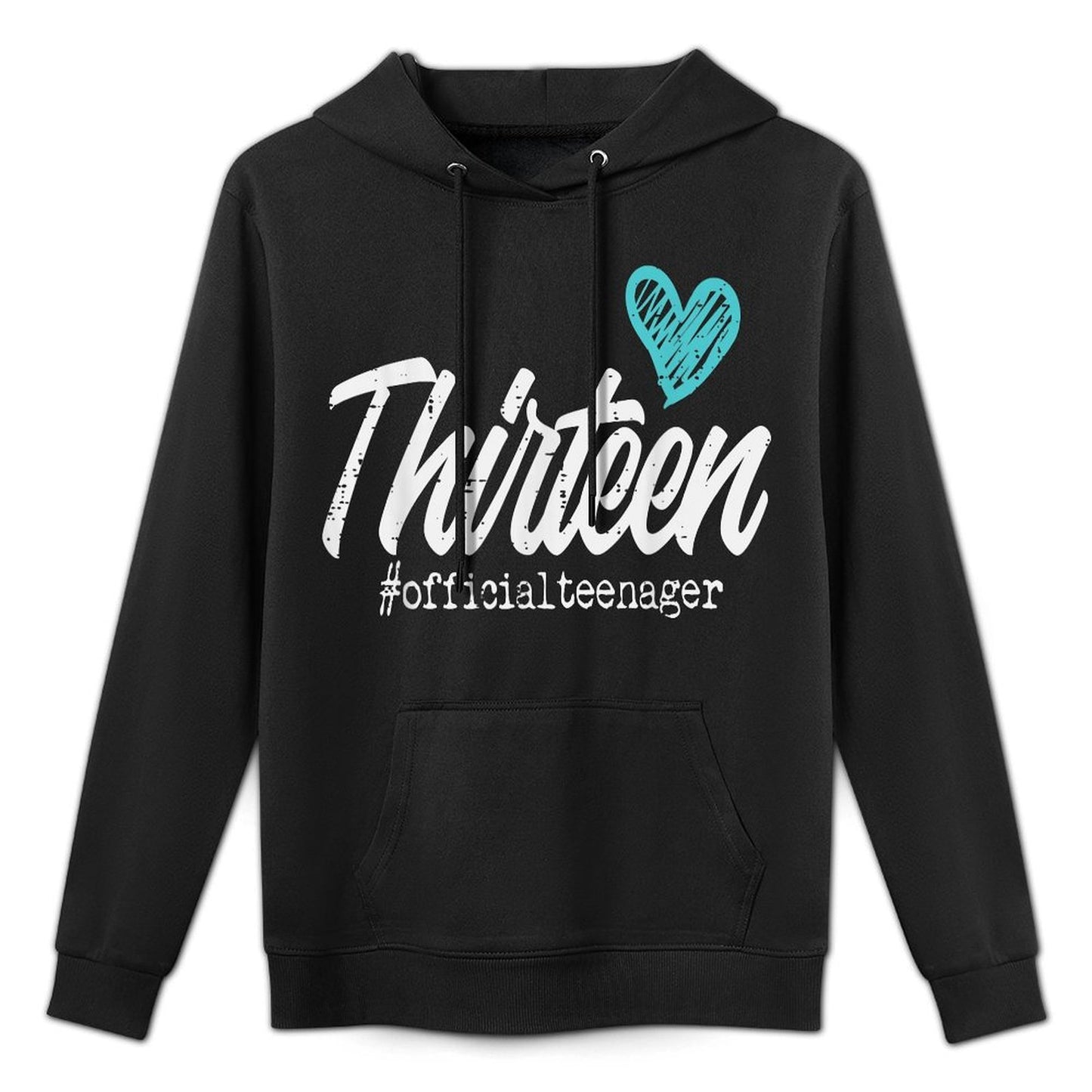 Thirteen Officialnager Cute 13th Birthday Gift Girln Colorfast Hoodie