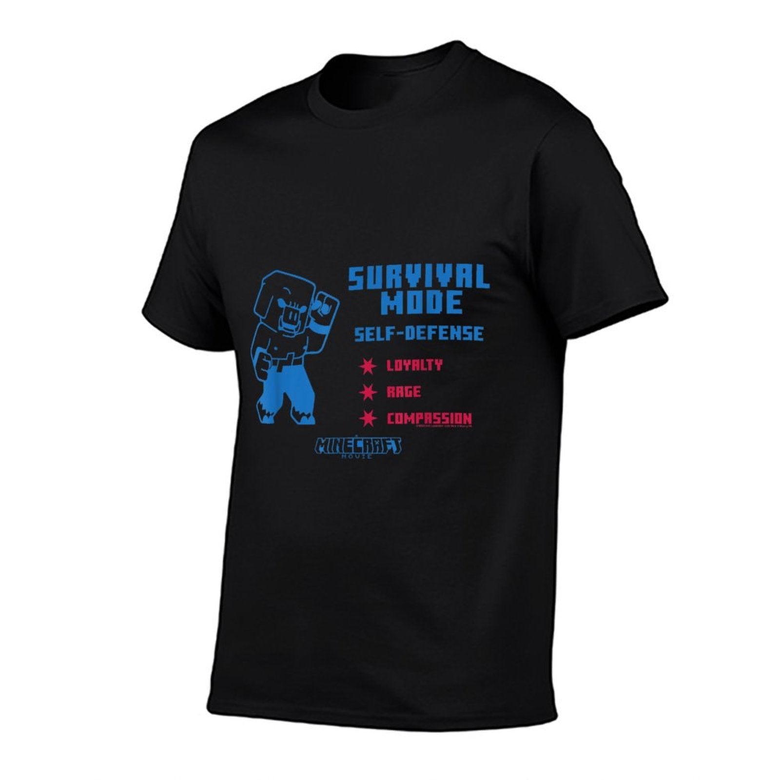 A Minecraft Movie Survival Mode Self-Defense School Ad  Graphic-printed T-Shirt