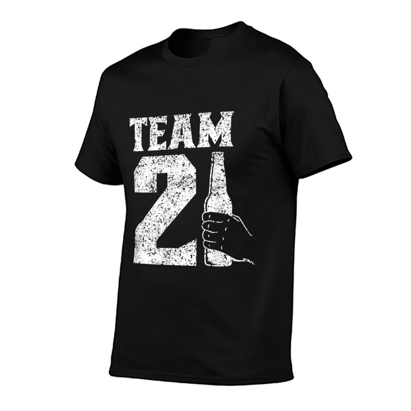 Team 21 Party Military 21St Birthday Cotton T-Shirt