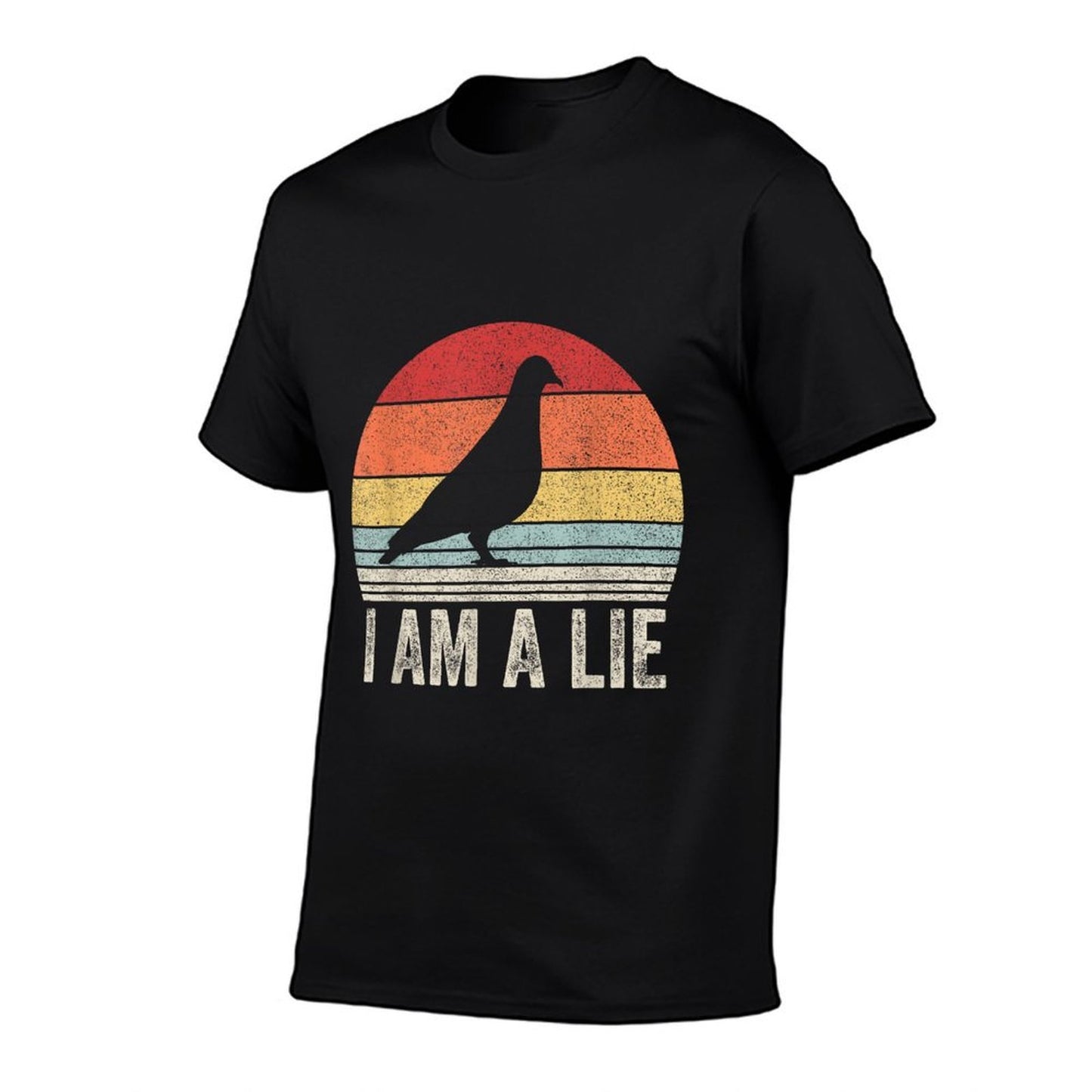 Vintage Retro I Am A Lie Bird Arent Real Slim-fit Cut T-Shirt