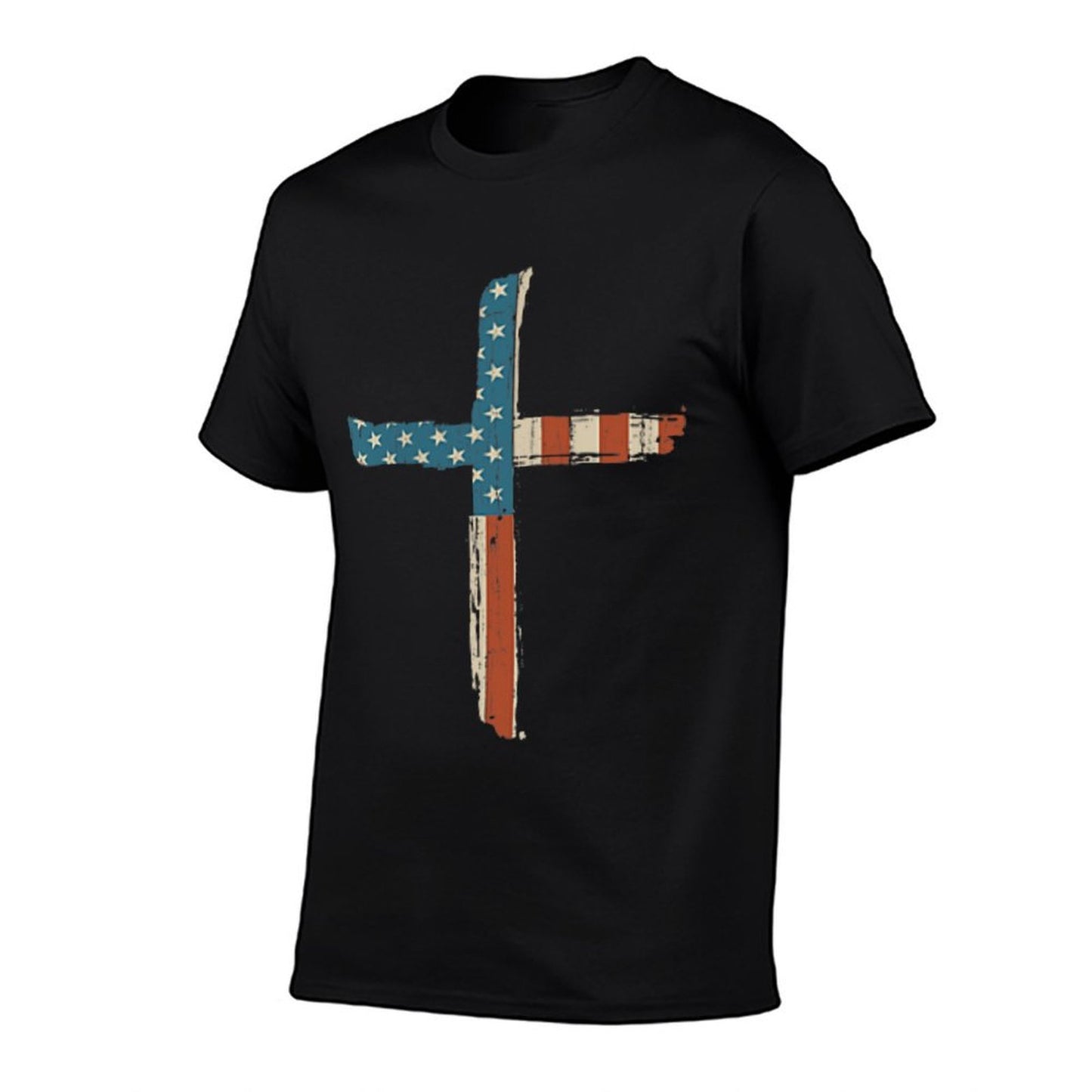 Stand For The I Kneel For The Cross - Front And Back Soft T-Shirt