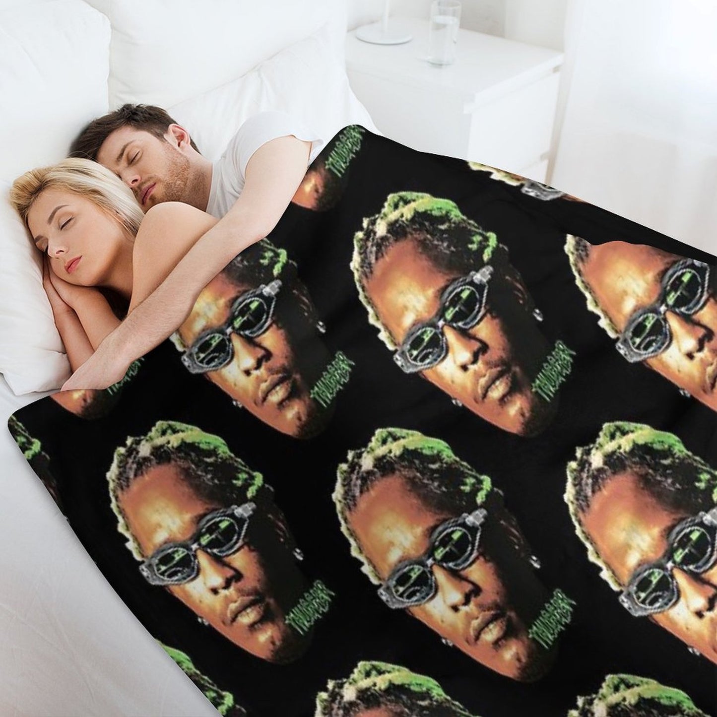 Young Thug Rapper Vintage Quick-dry Throw Blanket