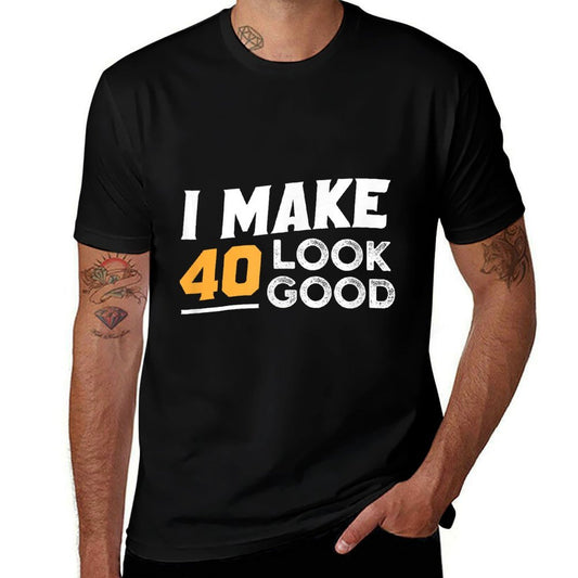 40 Year Old Birthday Gift 40th Birthday  Trendy Pattern T-Shirt
