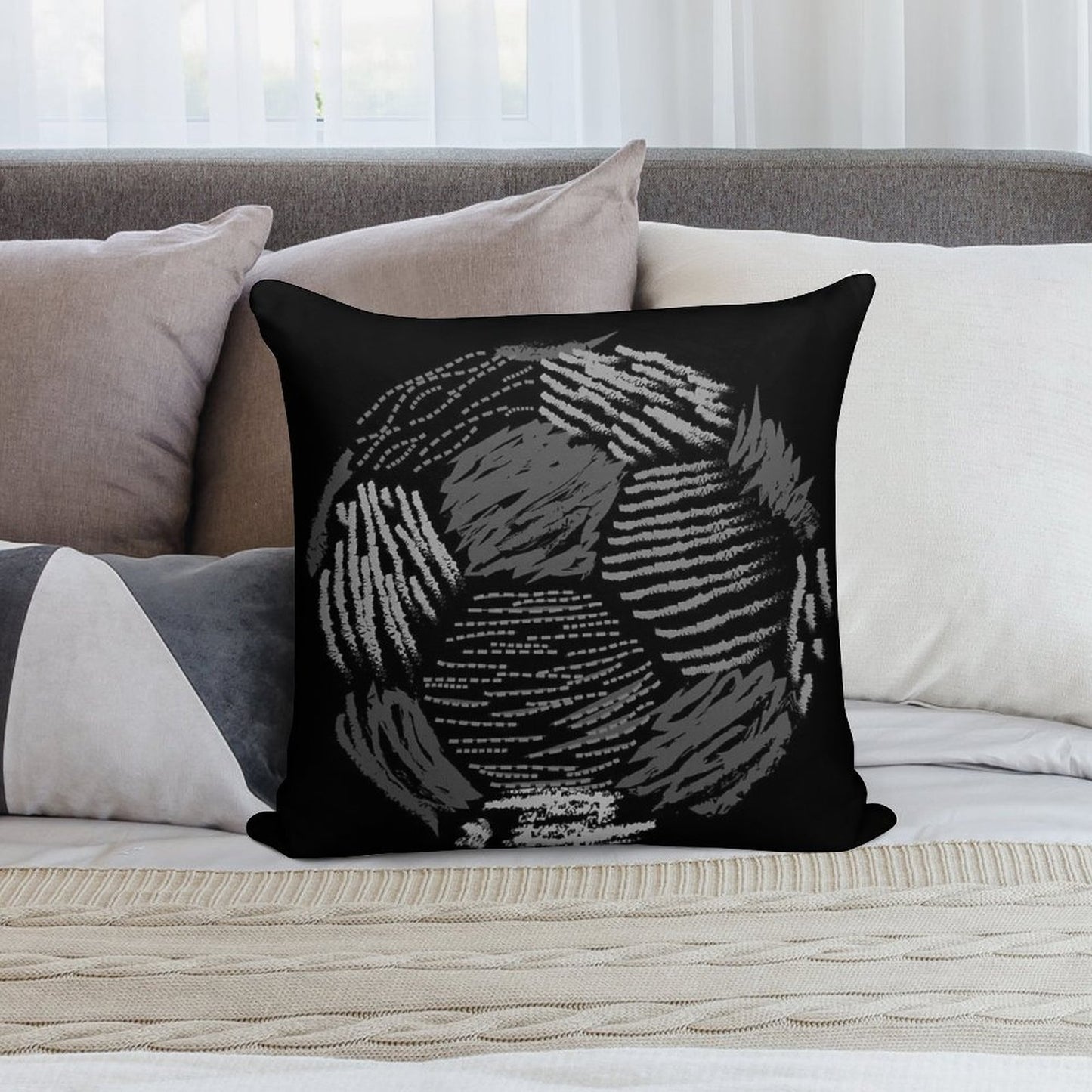 Soccer Ball Soft Style Accent Throw Pillow