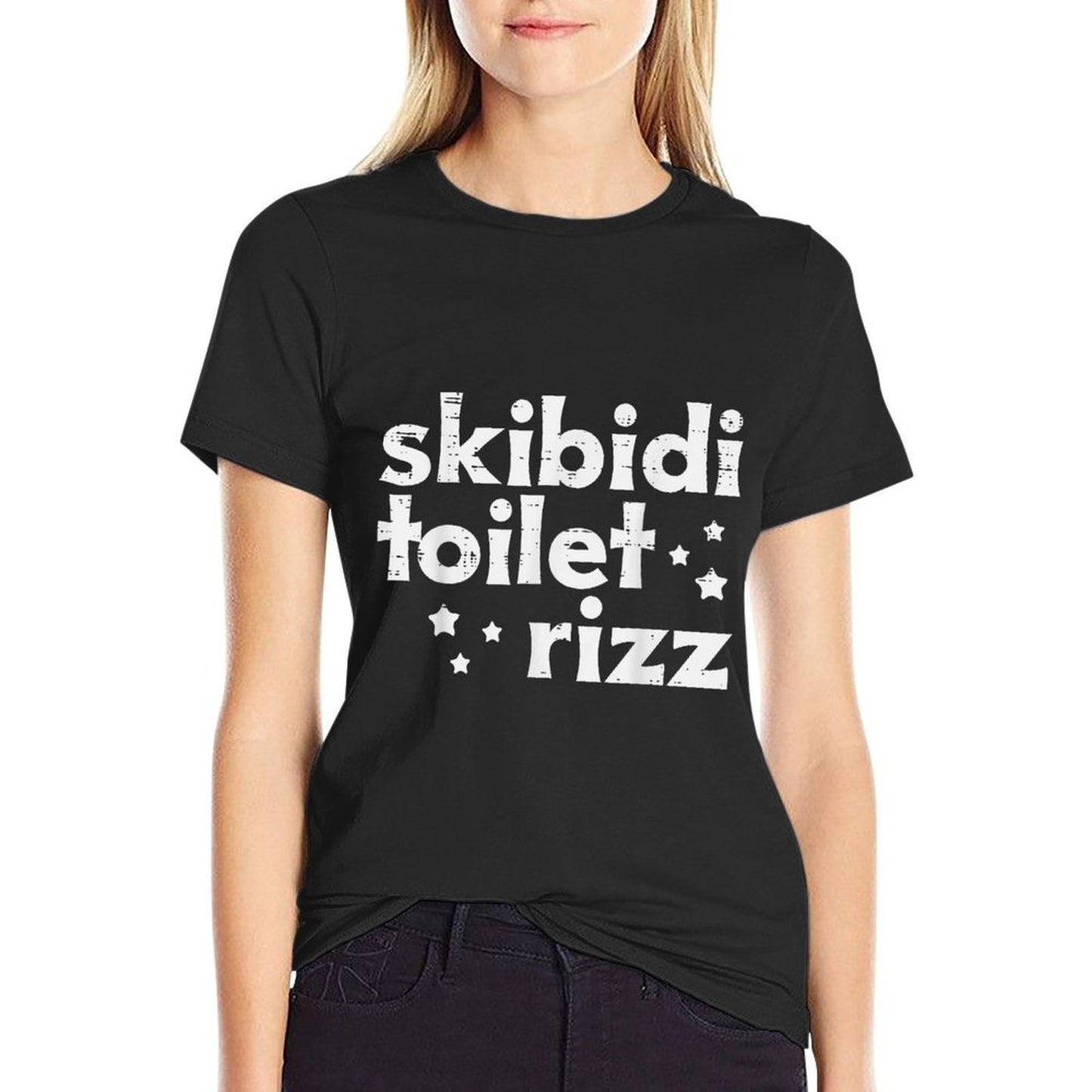 Skibidi Toilet Rizz Funny Saying Meme Boys Kids Men Women  Soft T-Shirt