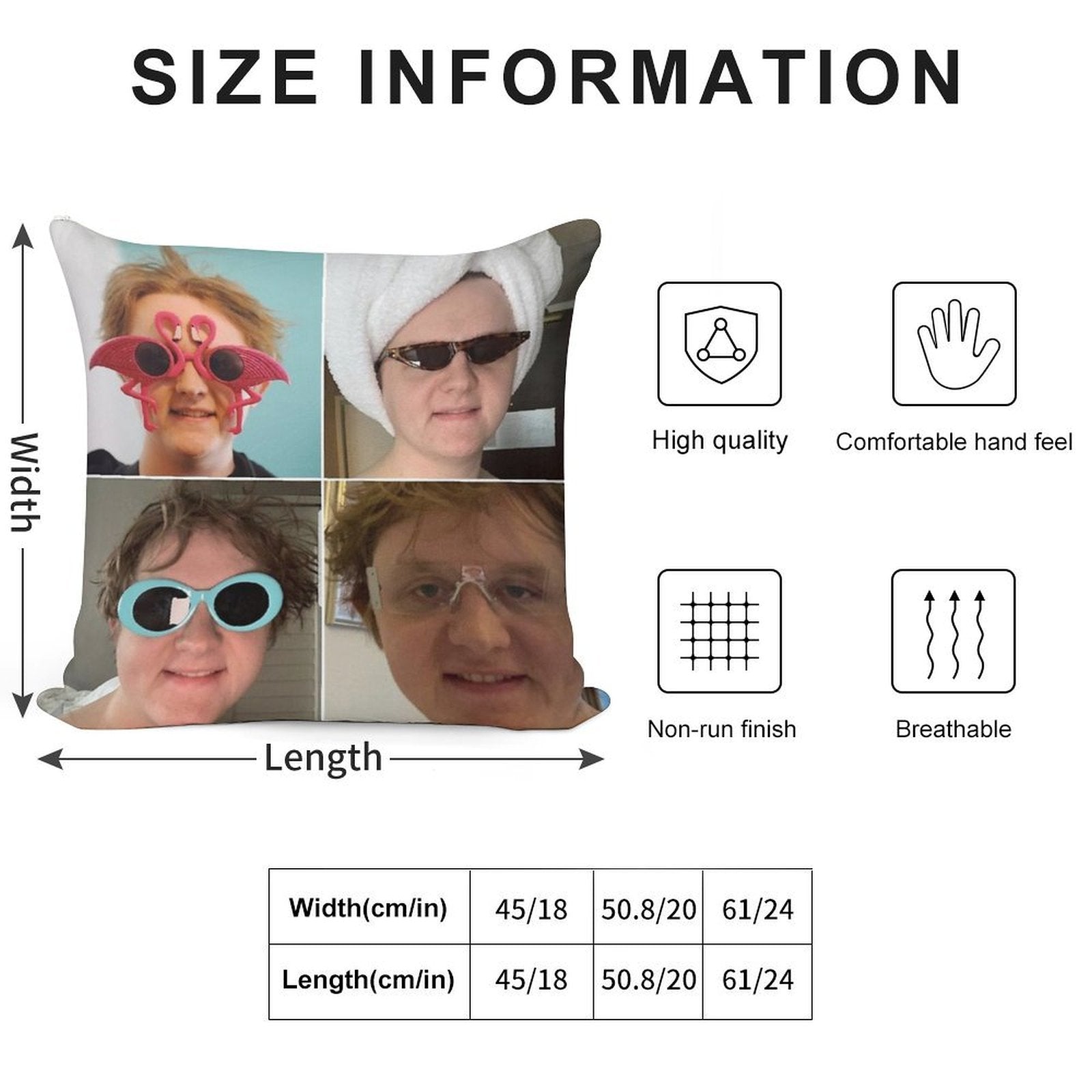 Lewis Capaldi Collage Soft Ultra-Soft Texture Throw Pillow