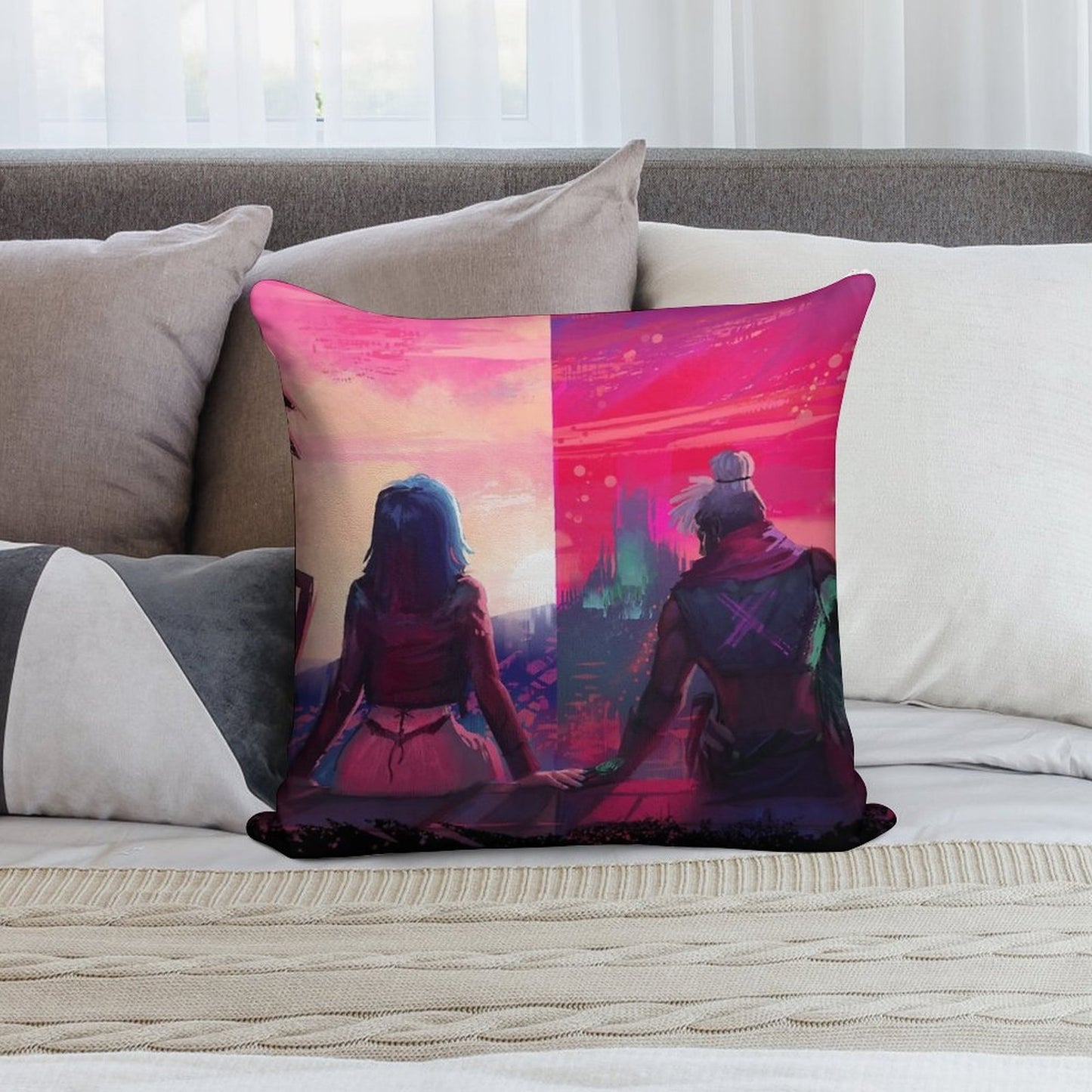 Timebomb Soft Reinforced Edging Throw Pillow