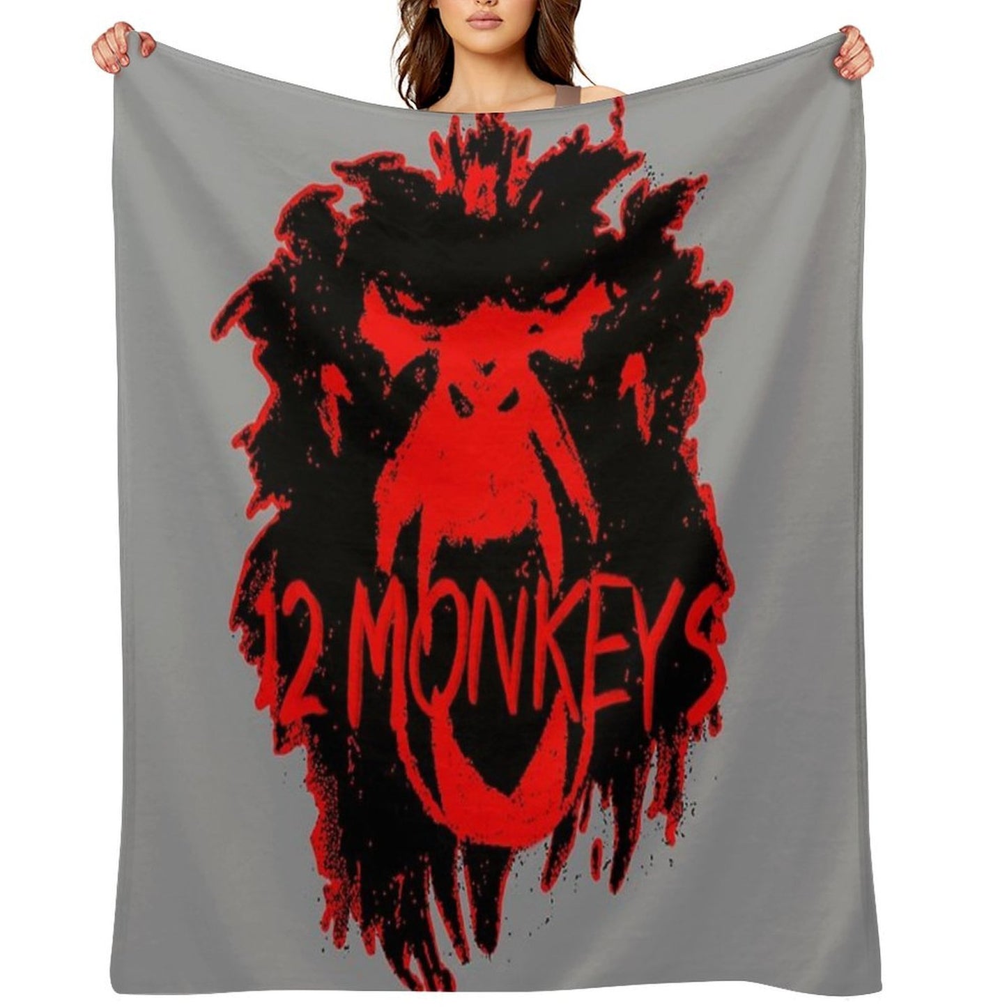 The Army of The 12 Monkeys Anti-pilling Throw Blanket