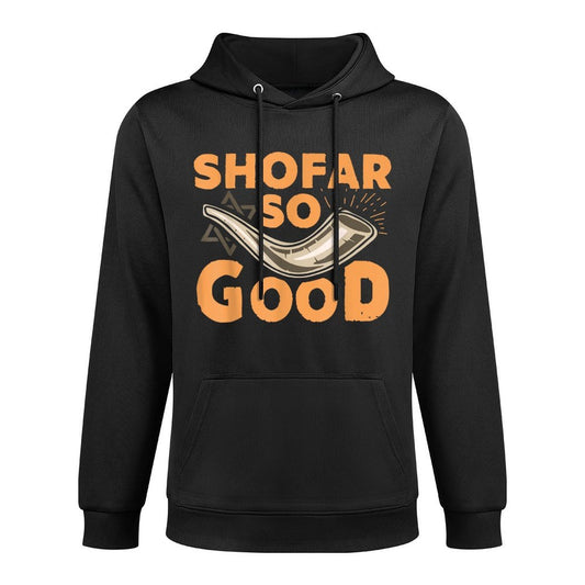 Shofar So Good Funny Rosh Hashanah Jewish Holiday Gift Unisex Design Hoodie