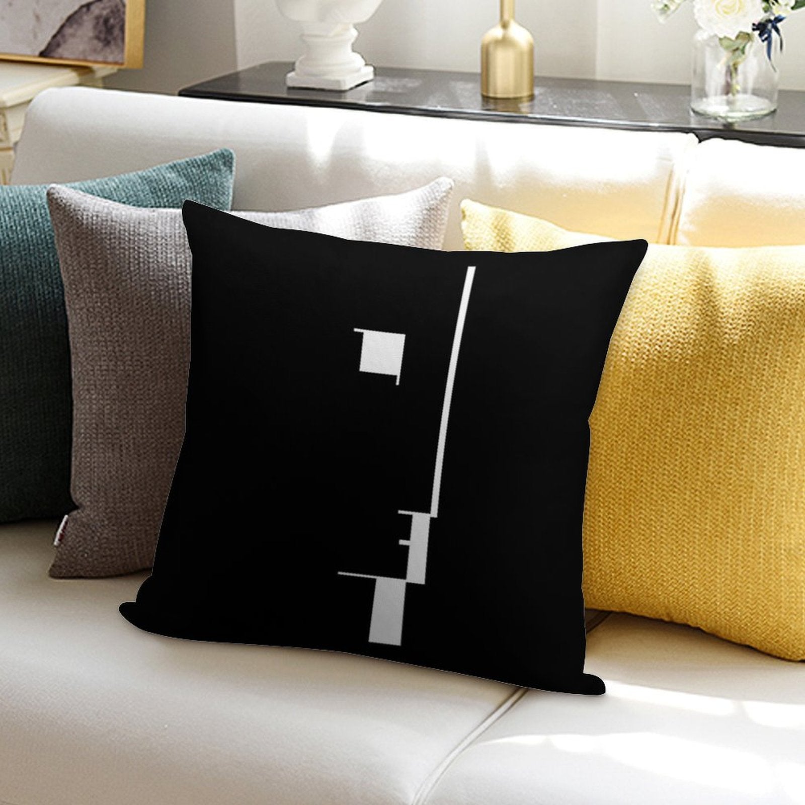 BAUHAUS AUSSTELLUNG 1923 Soft Home Decor Throw Pillow