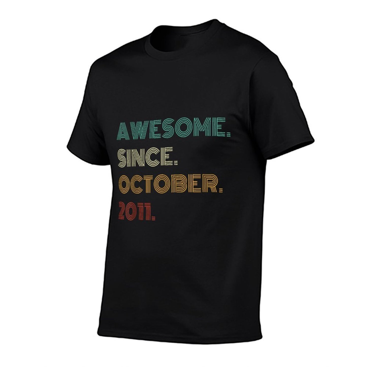 14 Years Old Awesome Since October 2011 14th Birthday Lightweight T-Shirt