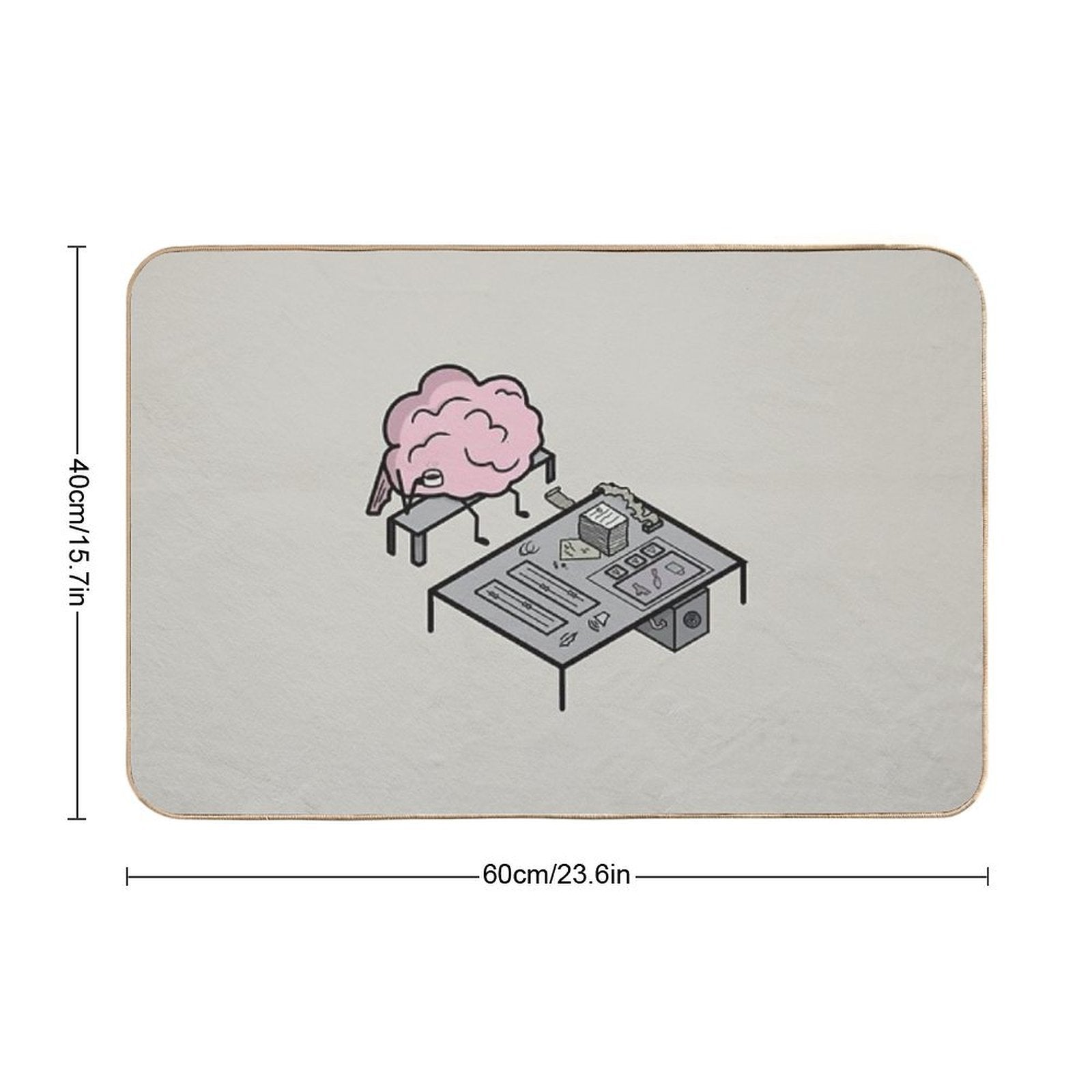 Everything Is All Right  Long-Lasting Bath Mat