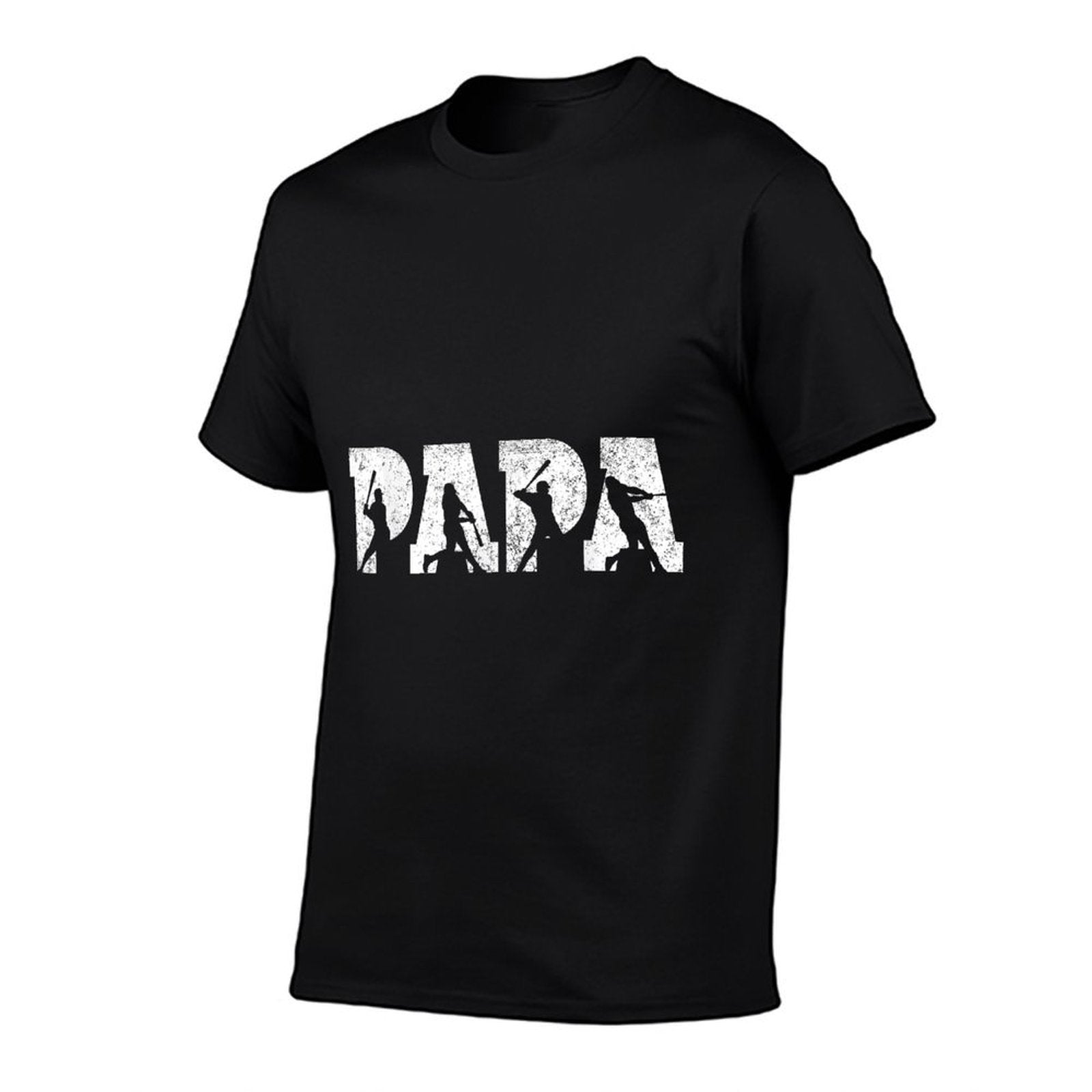 Baseball Papa Baseball Men Fathers Day Vintage  Durable T-Shirt