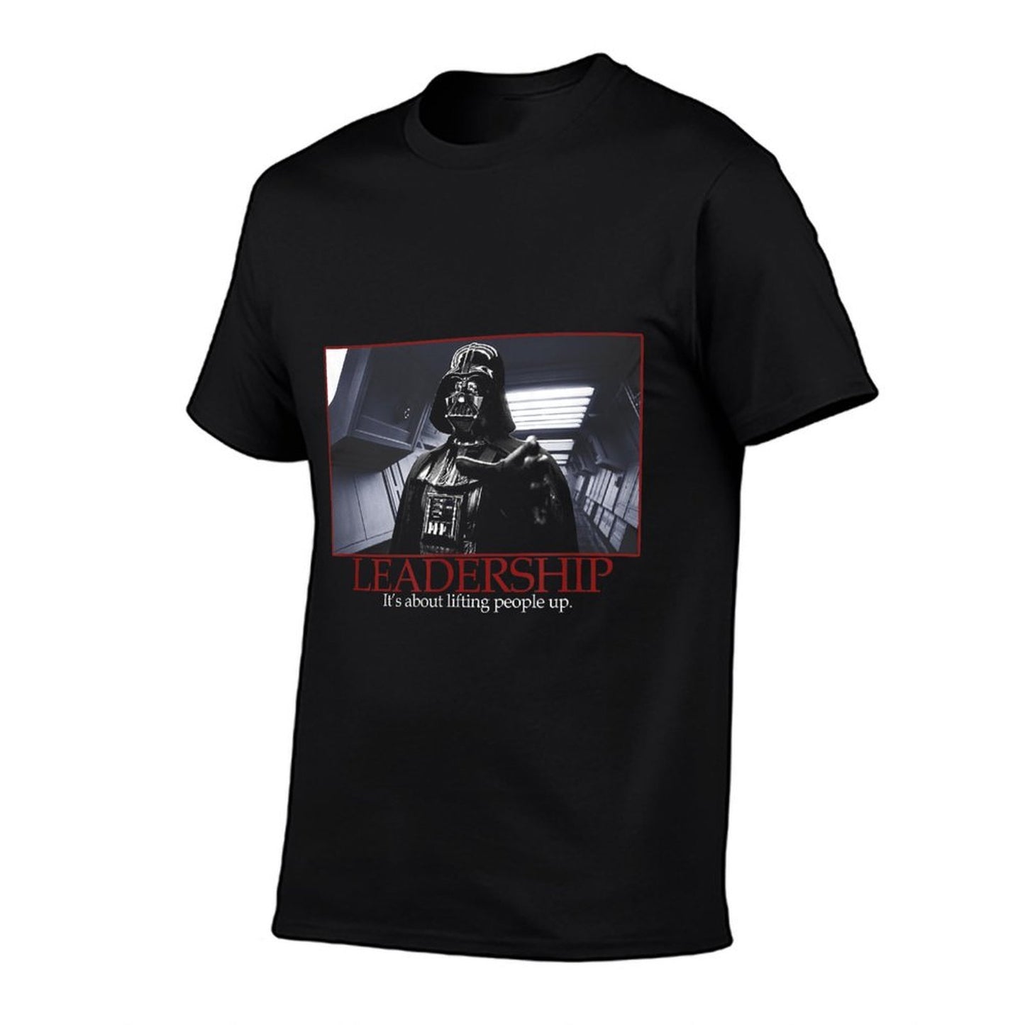 Star Wars Darth Vader Leadership Inspirational Poster Photo Fade-proof Color T-Shirt
