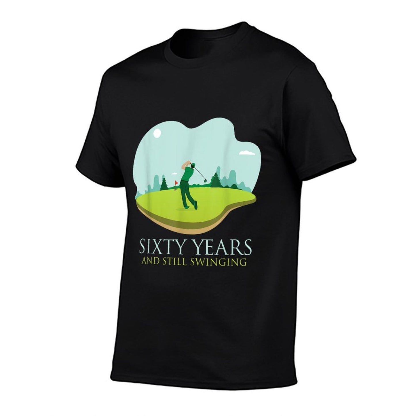 Sixty Years And Still Swinging - Golf Lover 60th Birthday  Quick-drying T-Shirt