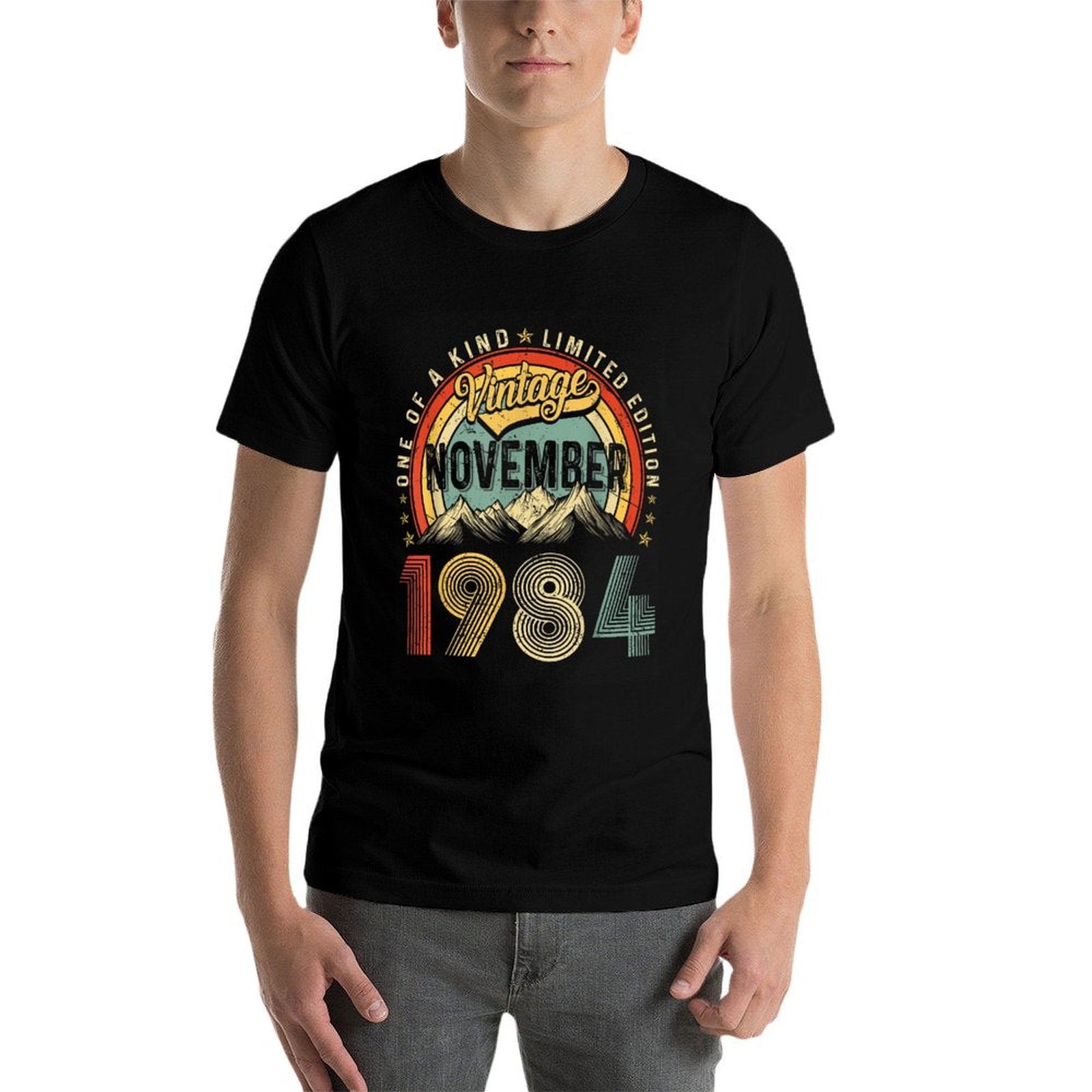 Vintage 40th Birthday Gift Vintage November 1984 Men Women  Affordable Price T-Shirt