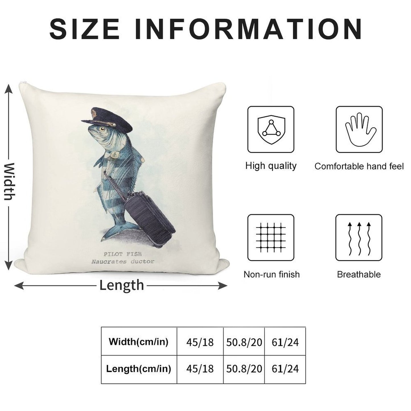 The Pilot Soft Reinforced Edging Throw Pillow