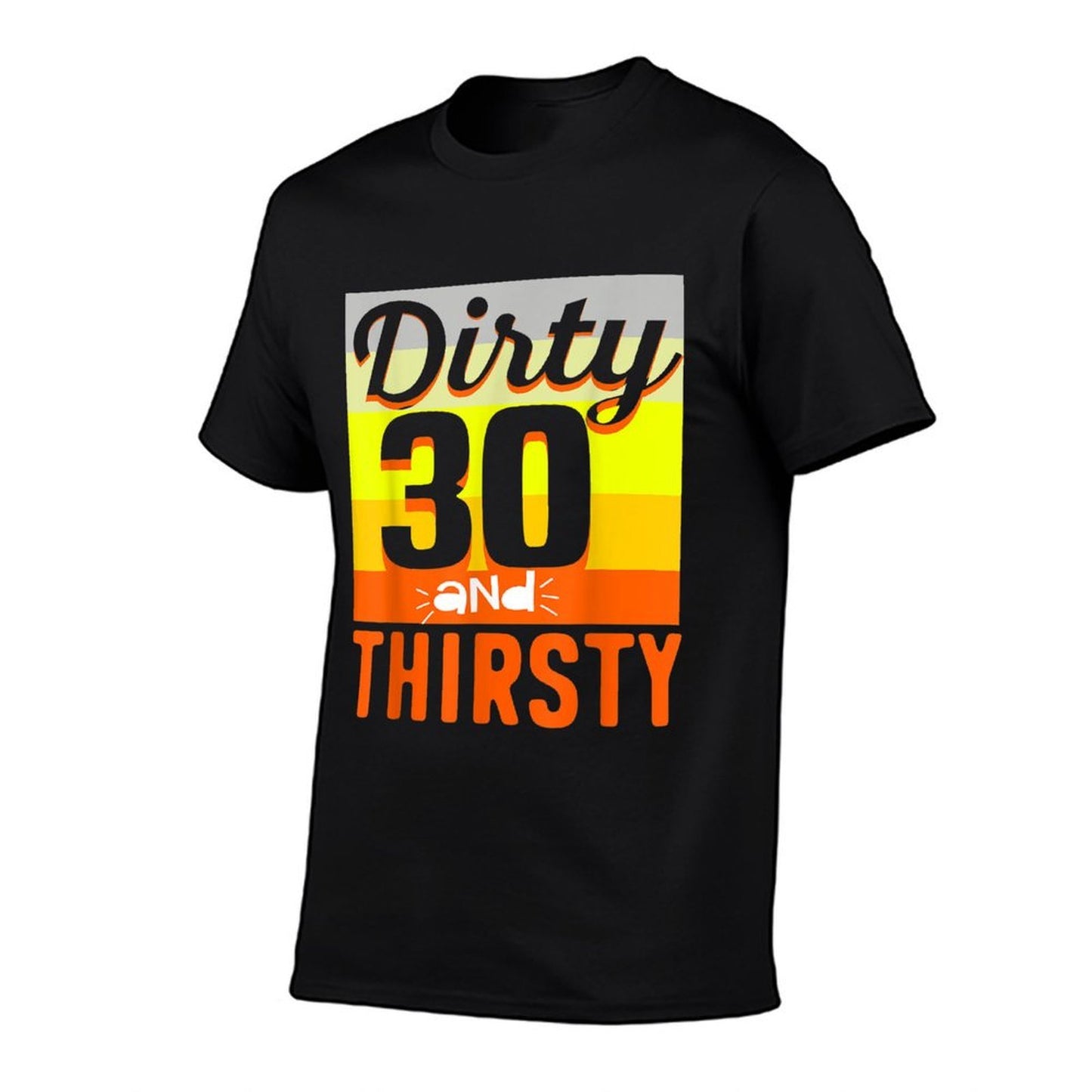 1989 Vintage Dirty Thirty & Thirsty 30th Birthday Oversized Silhouette T-Shirt