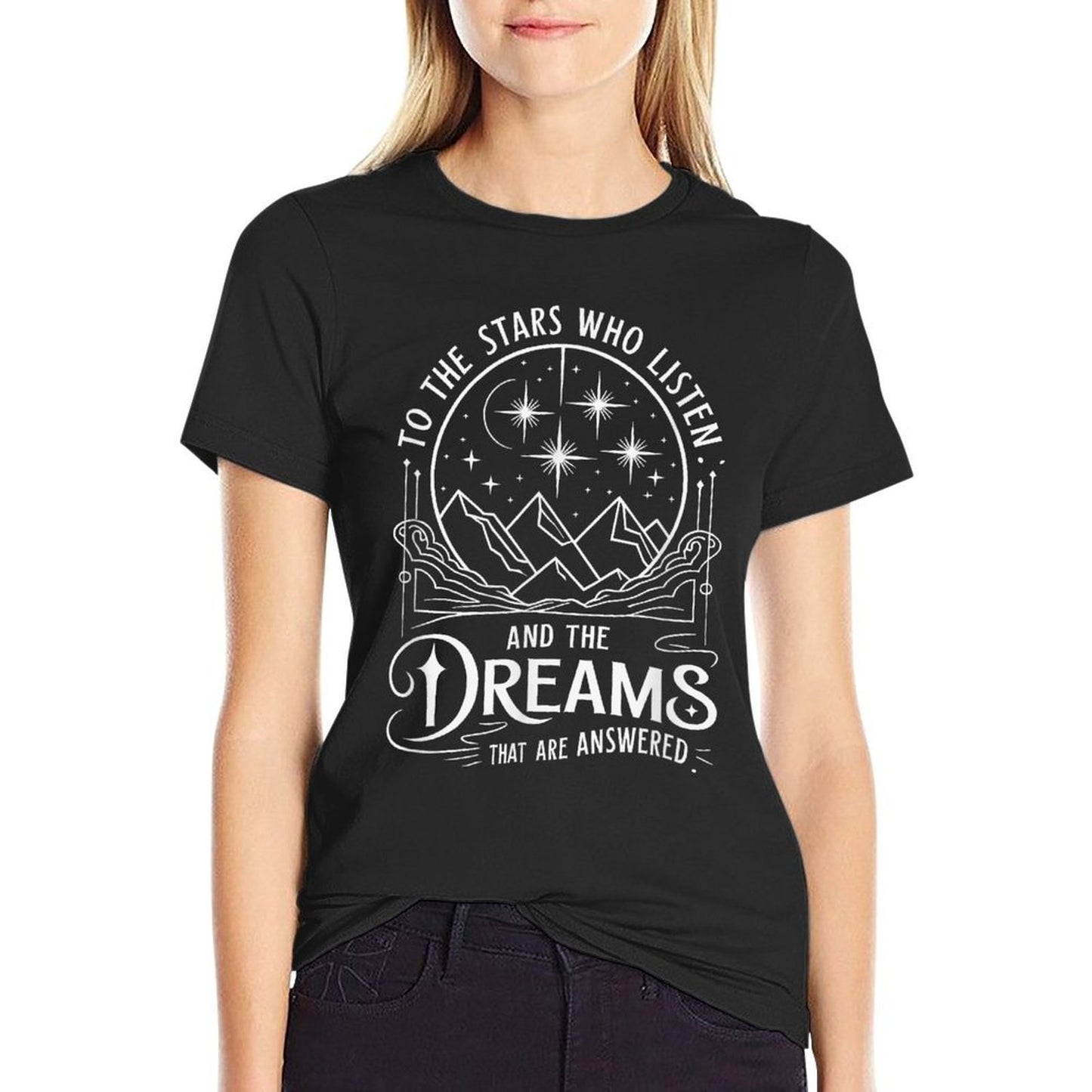 To Stars Who Listen Fantasy Book Lover  Soft T-Shirt