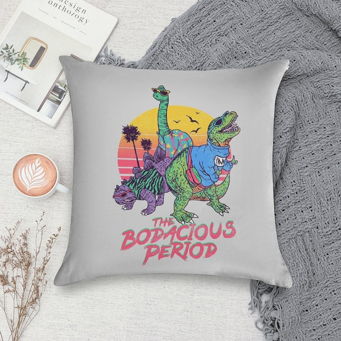 The Bodacious Period Soft Gift Ready Throw Pillow