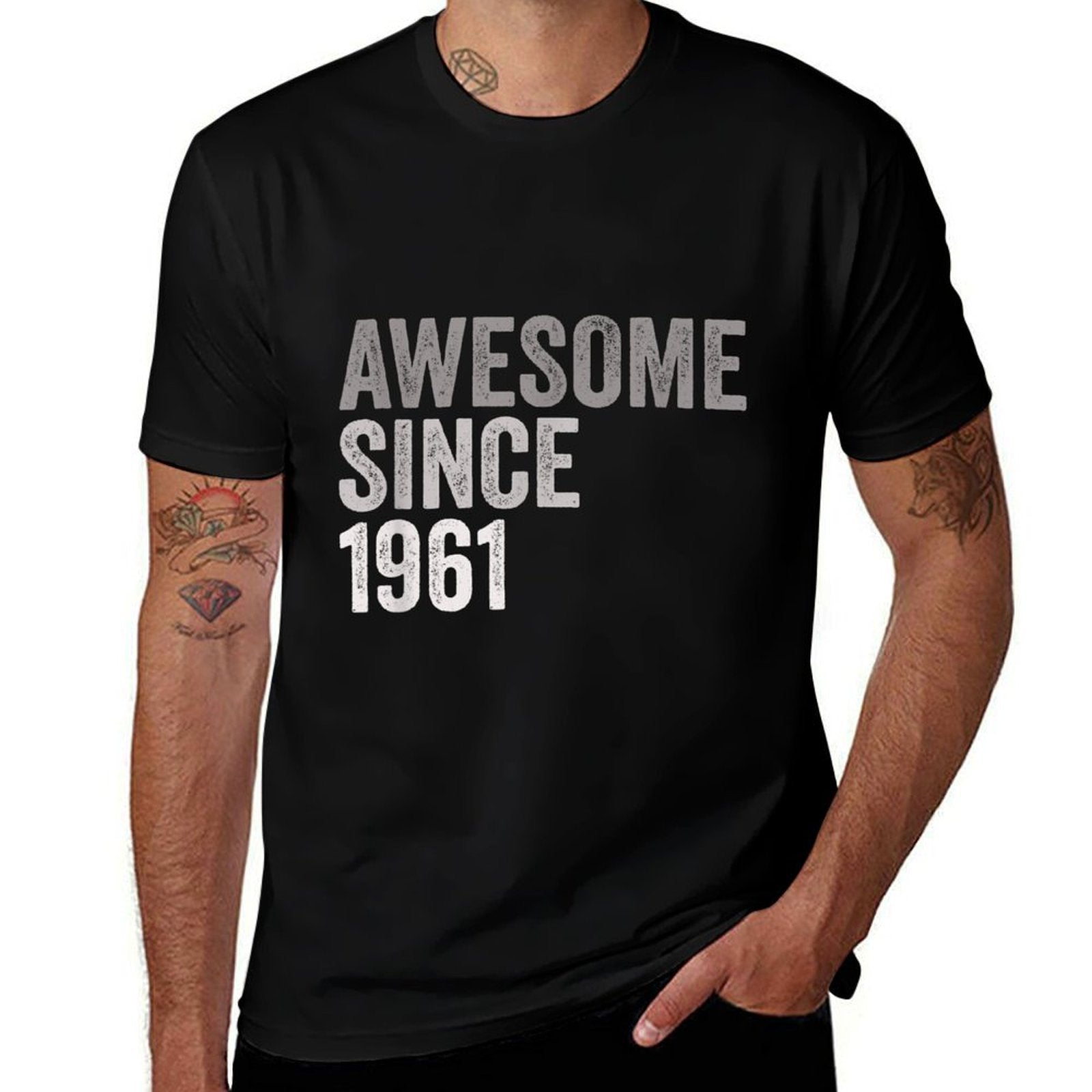 Awesome SInce 1961 Funny 60 Years Old 60th Birthday Legend  Classic T-Shirt