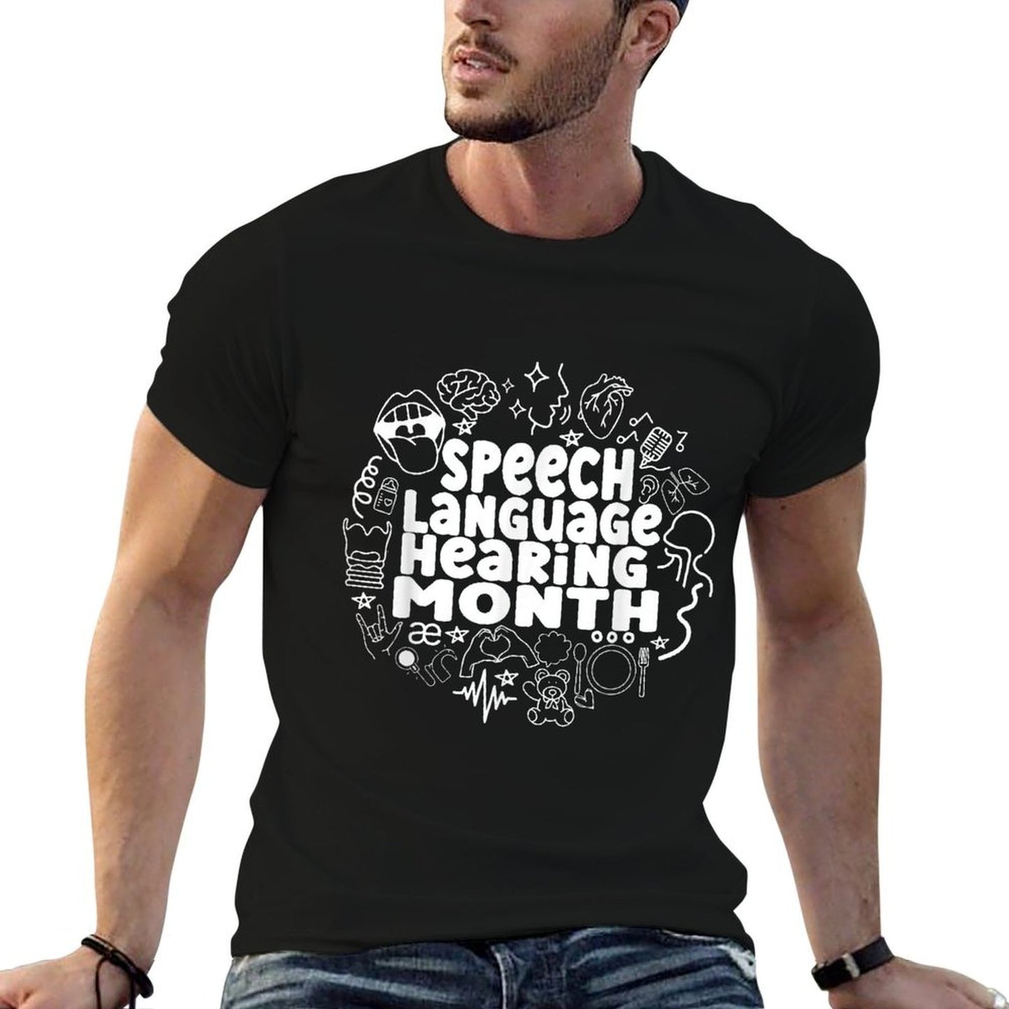 Speech Language Hearing Month SLP Speech Language Therapist Vintage-inspired T-Shirt