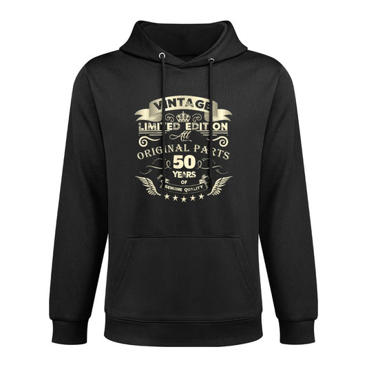 Vintage 50th Birthday Decorations Men Funny 1973 50 Birthday Casual Wear Hoodie