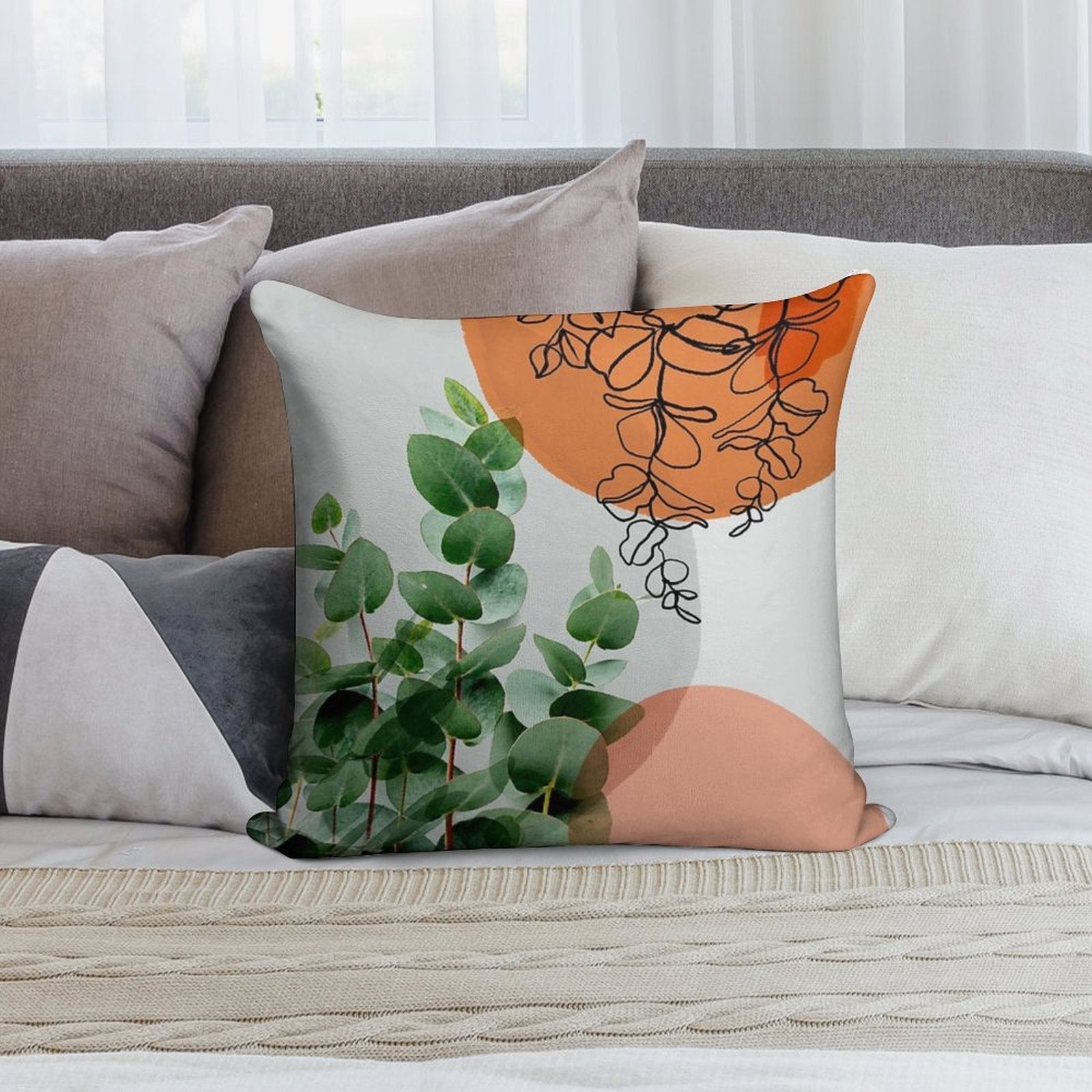 Simpatico V4 Soft Home Decor Throw Pillow