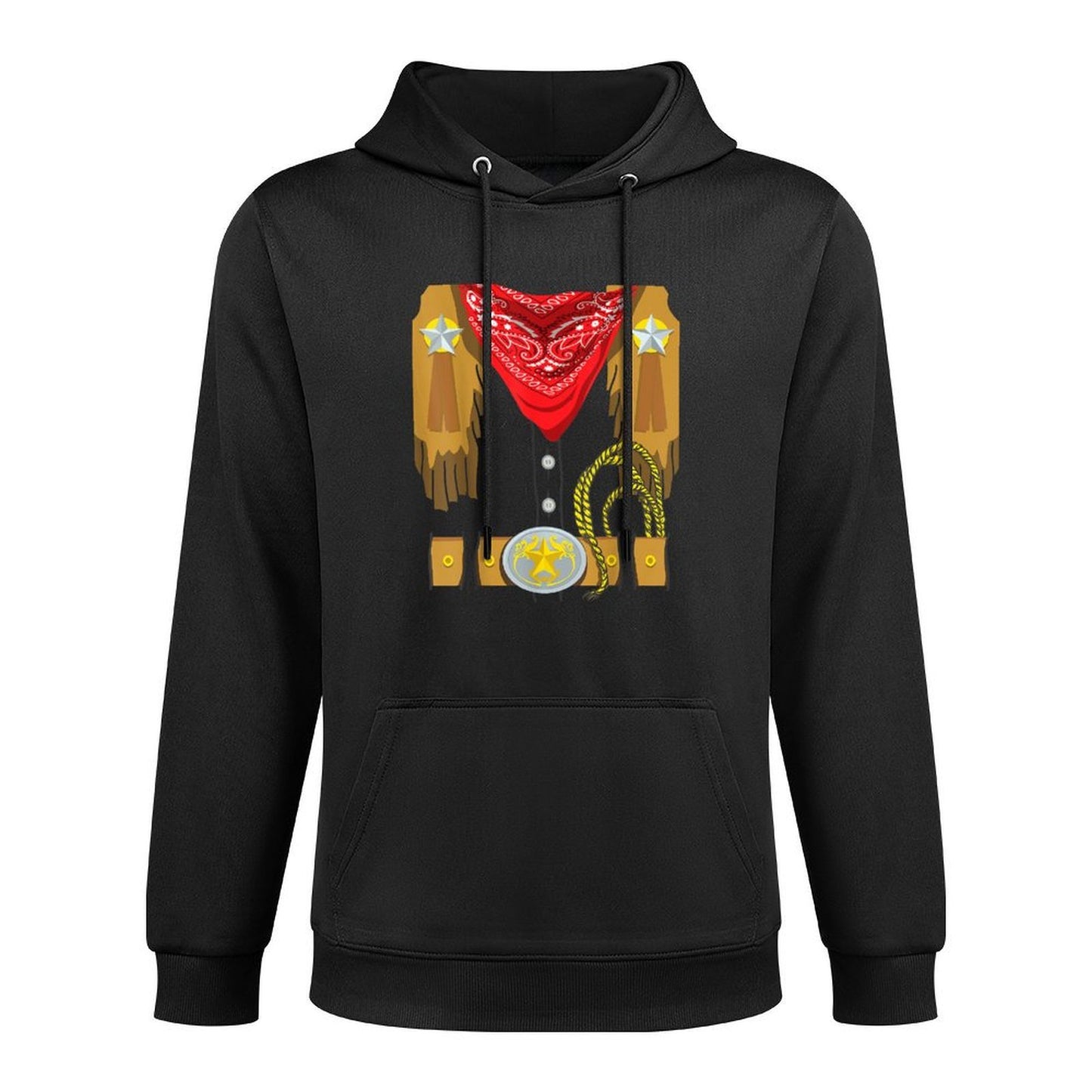 Western Rodeo Sheriff Cowboy Costume Relaxed Fit Hoodie