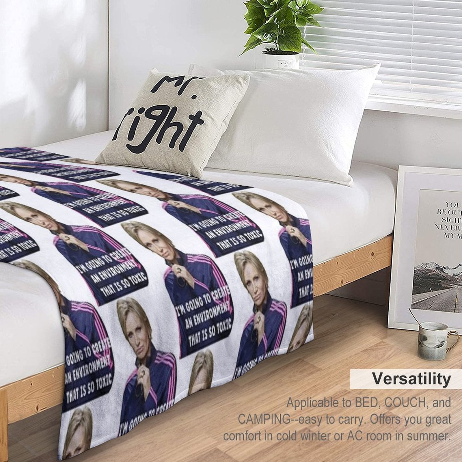 I'm Going to Create An Environment That Is So Toxic Easy Care Throw Blanket