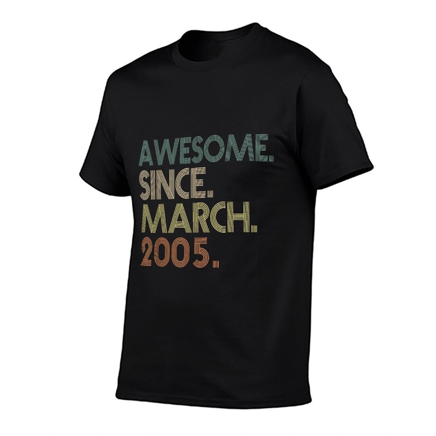 17th Birthday 17 Years Old Awesome Since March 2005 Relaxed-fit T-Shirt