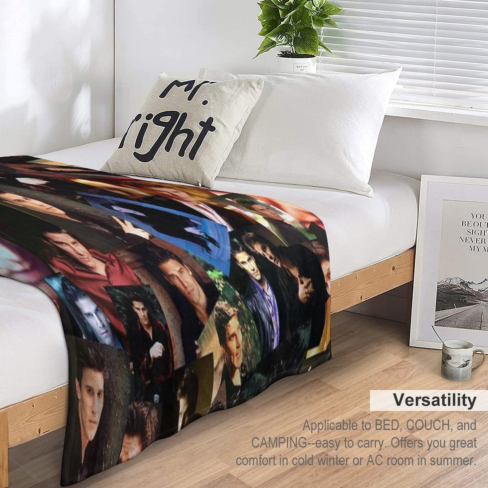 Angel Collage Shrink-resistant Throw Blanket