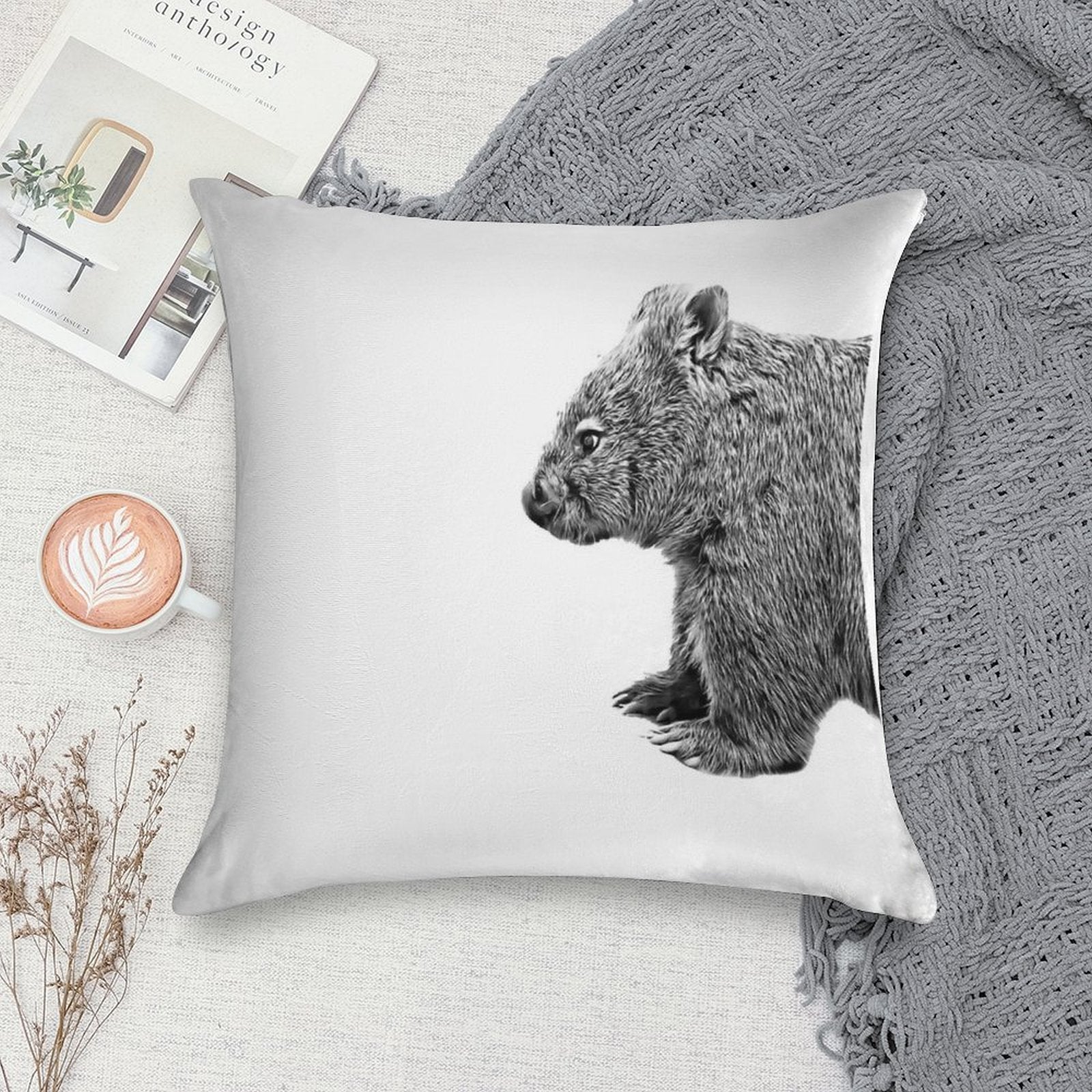 WombaT Soft Gift Ready Throw Pillow