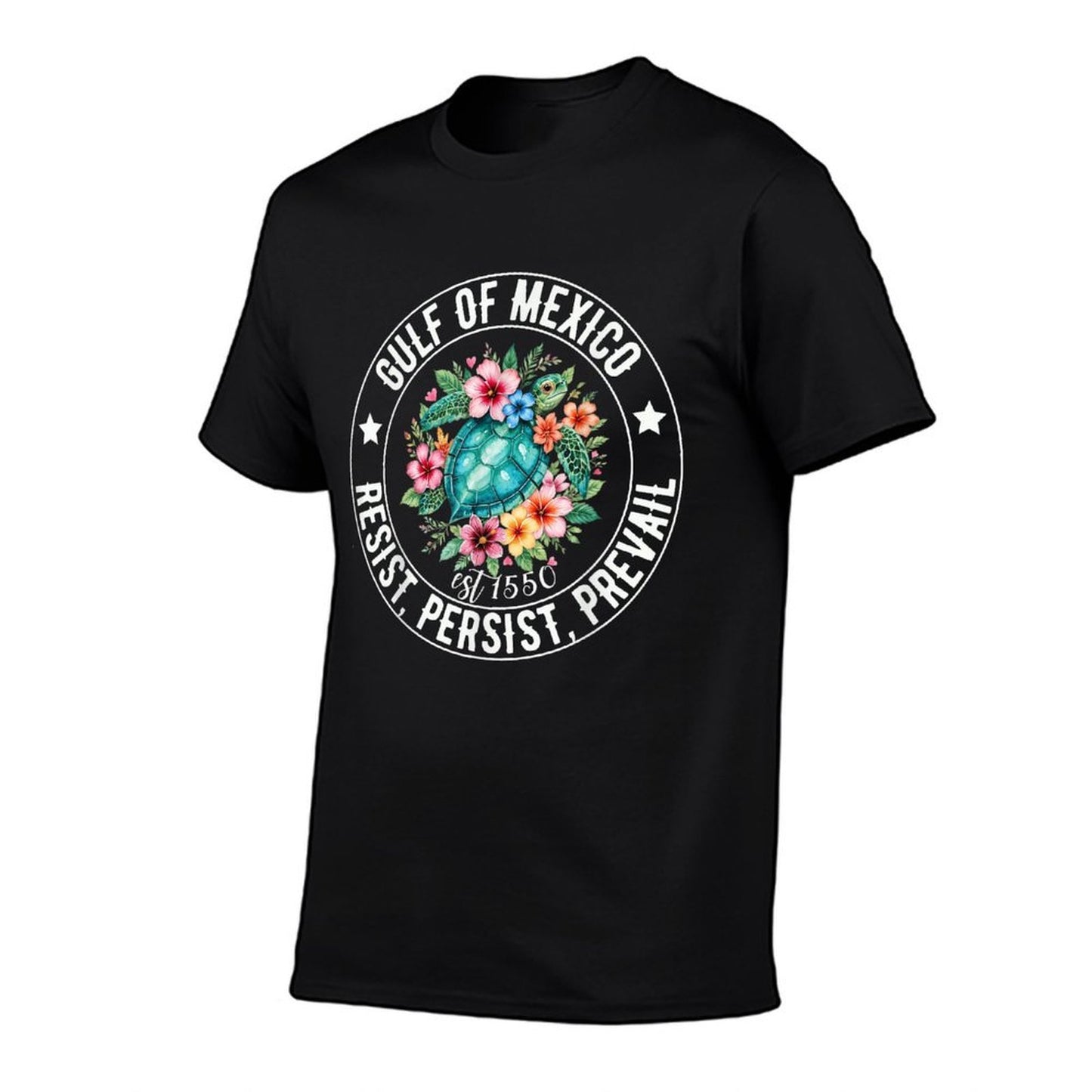 Stay The Gulf of Mexico Be Salty And Resist Turtle Fade-proof Color T-Shirt