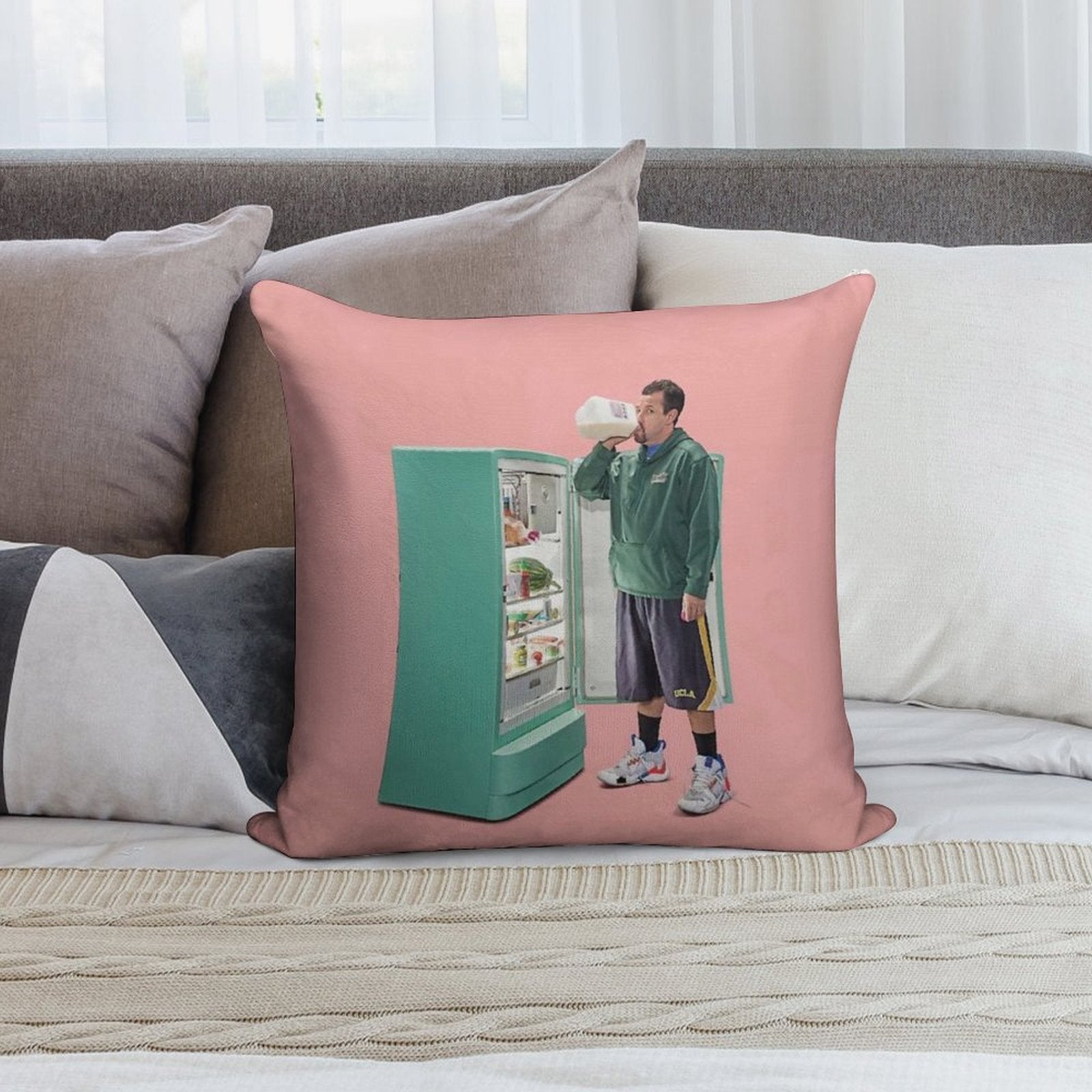 Adam Sandler Soft High-Density Material Throw Pillow