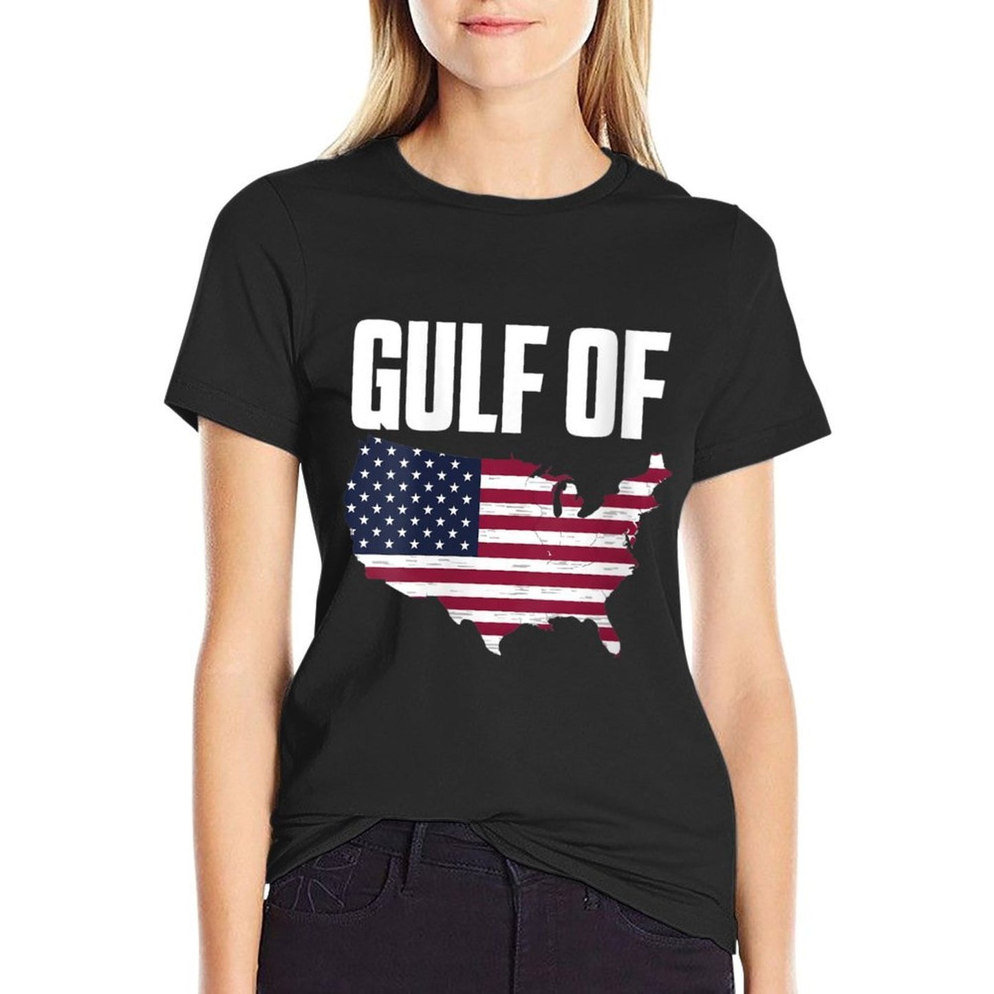 Womens Gulf of United States of America Durable T-Shirt