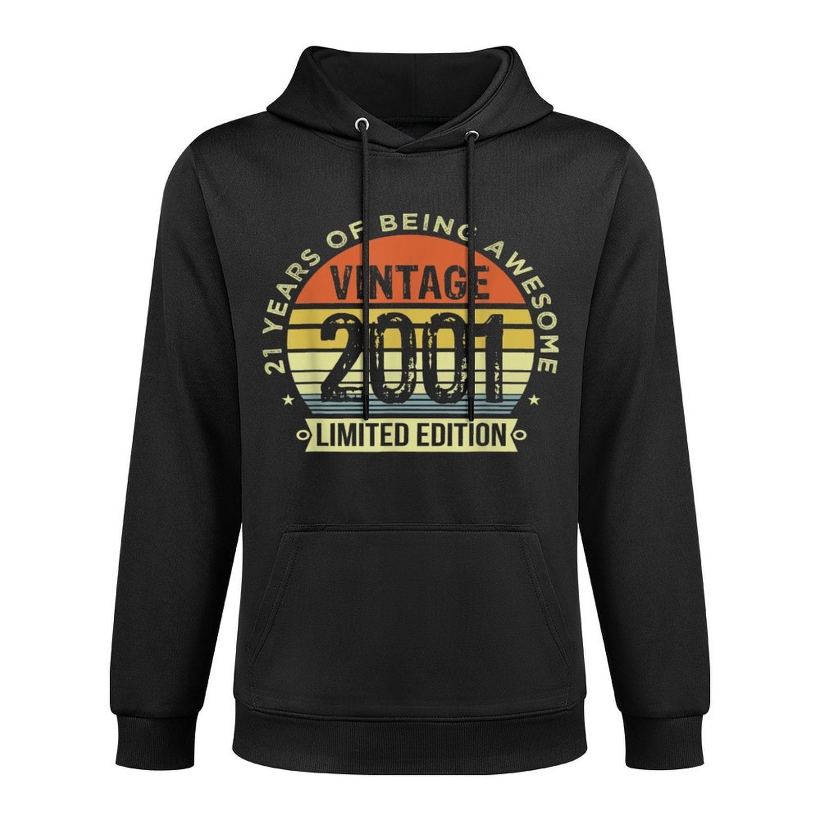 Vintage 2001 Limited Edition 21 Year Old Gifts 21st Birthday Cotton-Polyester Blend Hoodie