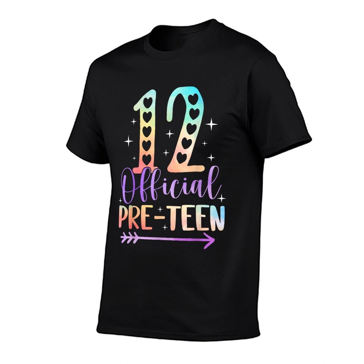 12 Official Pre-Teen 12th Birthday Funny Girls Pren Girl Durable T-Shirt