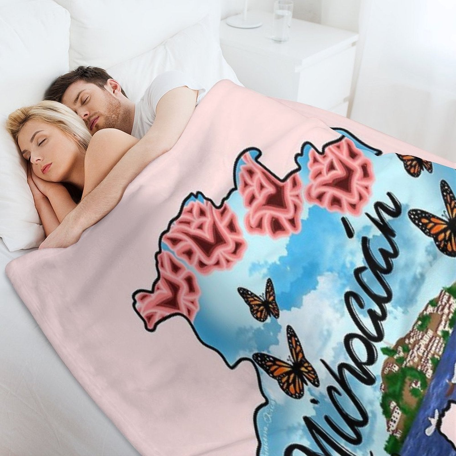 Michoacán Anti-pilling Throw Blanket