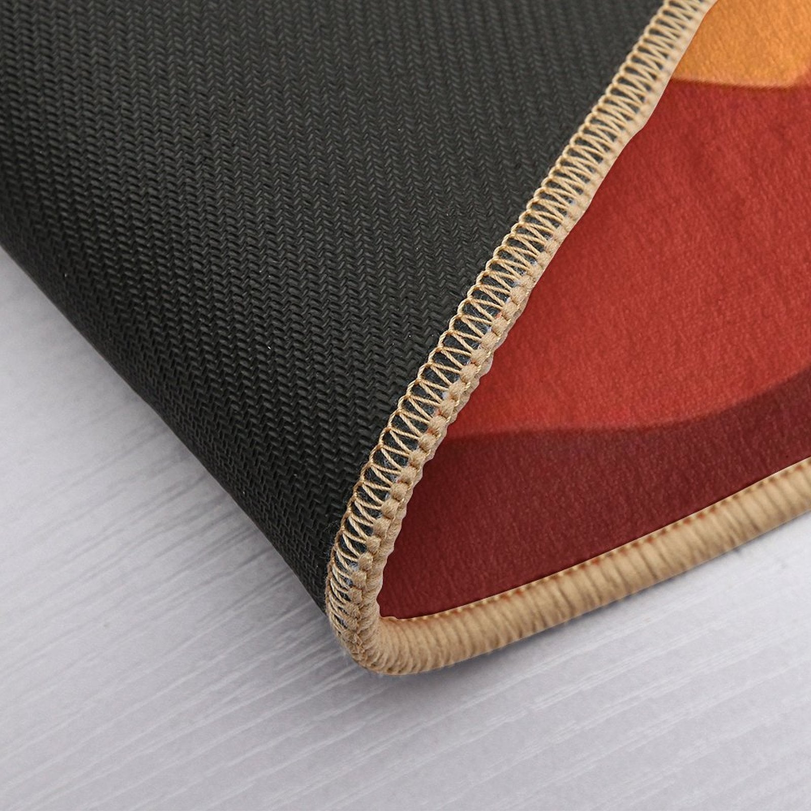 Sunset in The Desert with Cacti  Easy Maintenance Bath Mat