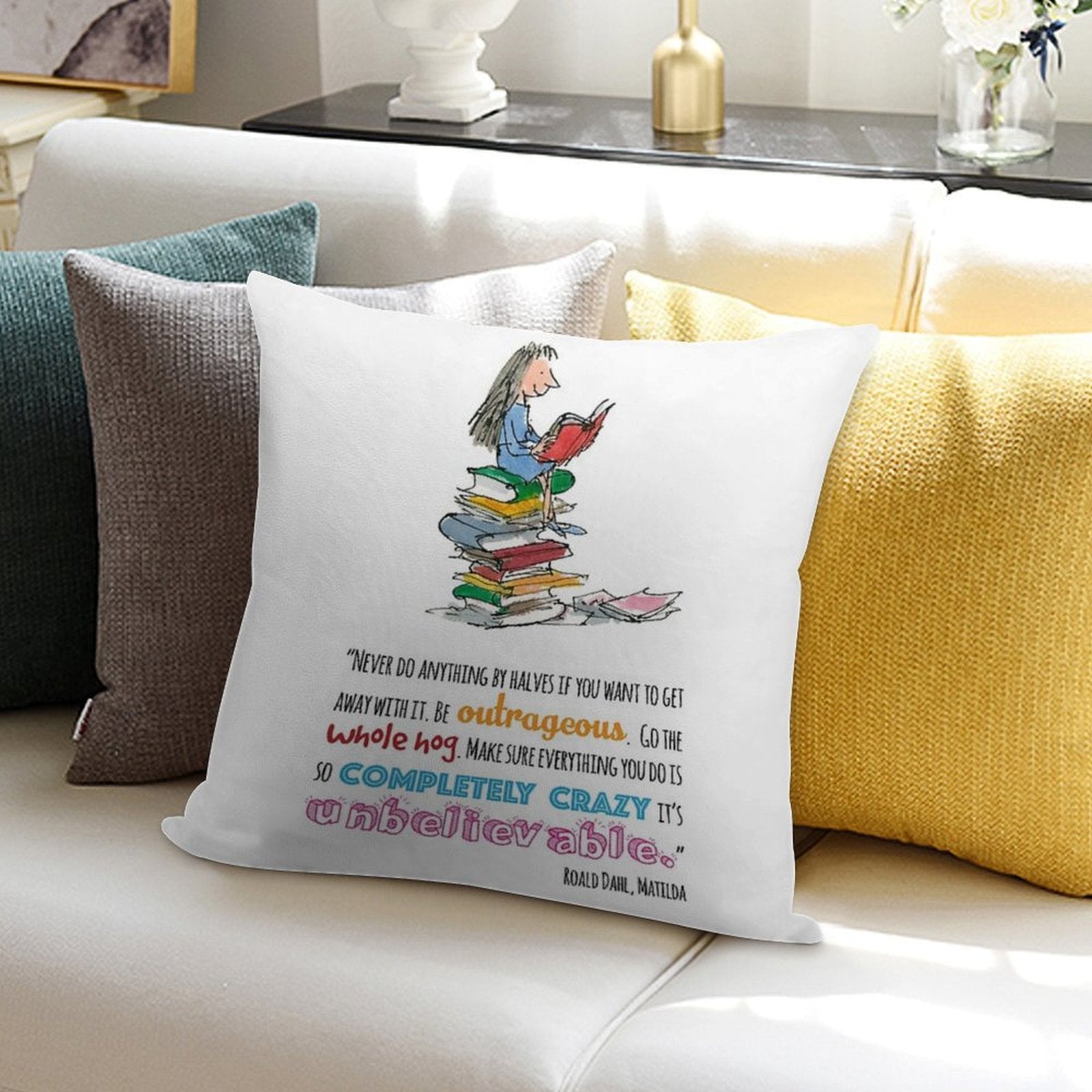 Matilda Soft Hidden Zipper Throw Pillow