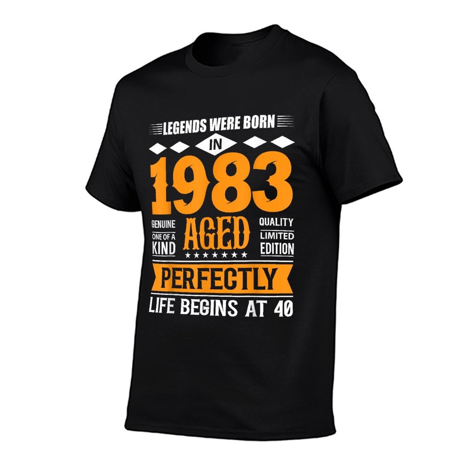 40th Birthday Legends Born In 1983 Birthday Design  Slim-fit Cut T-Shirt