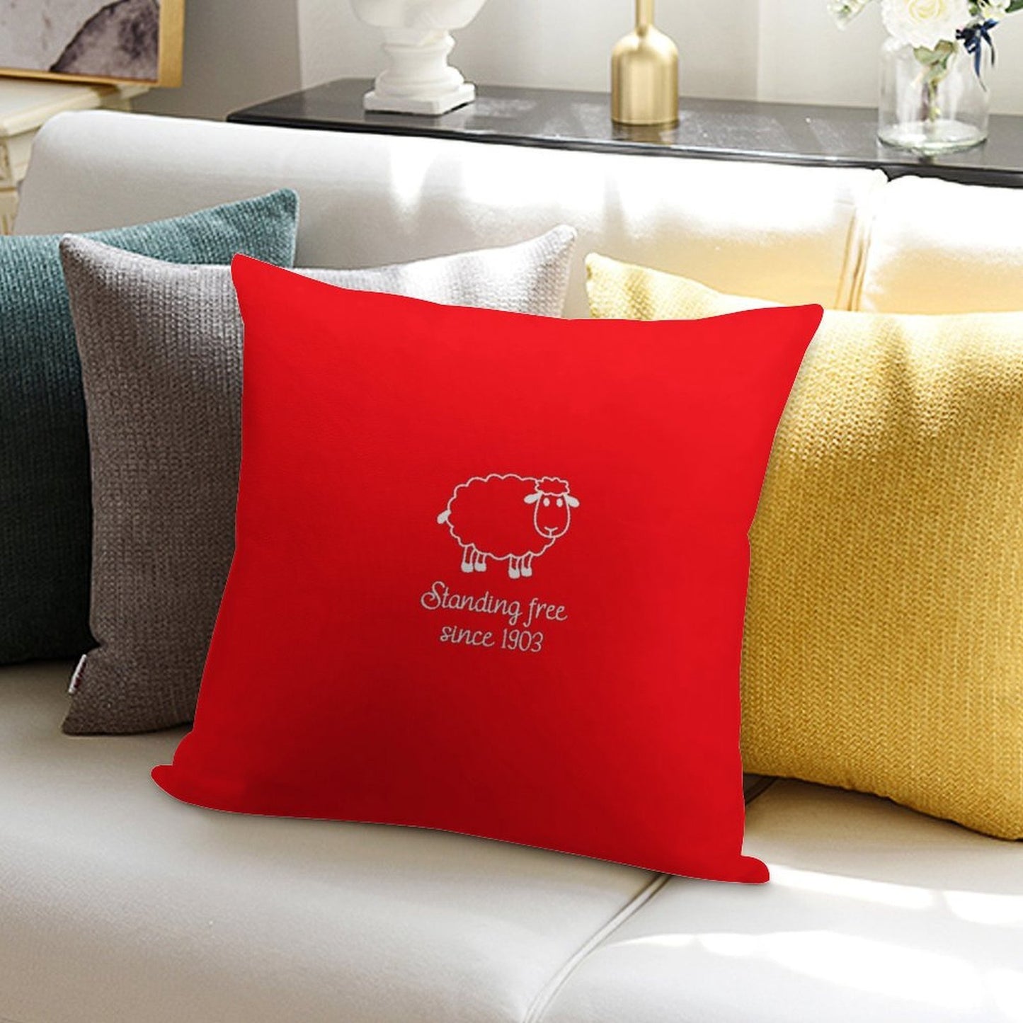 Aberdeen FC Standing Free Soft Skin-Friendly Throw Pillow